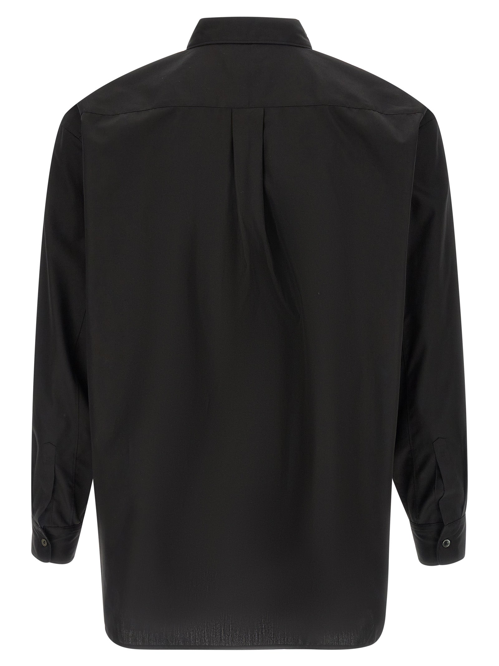 Comme Des Garçons Schwarze Baumwollbluse