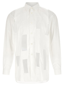 Comme Des Garçons Weiße Baumwollbluse
