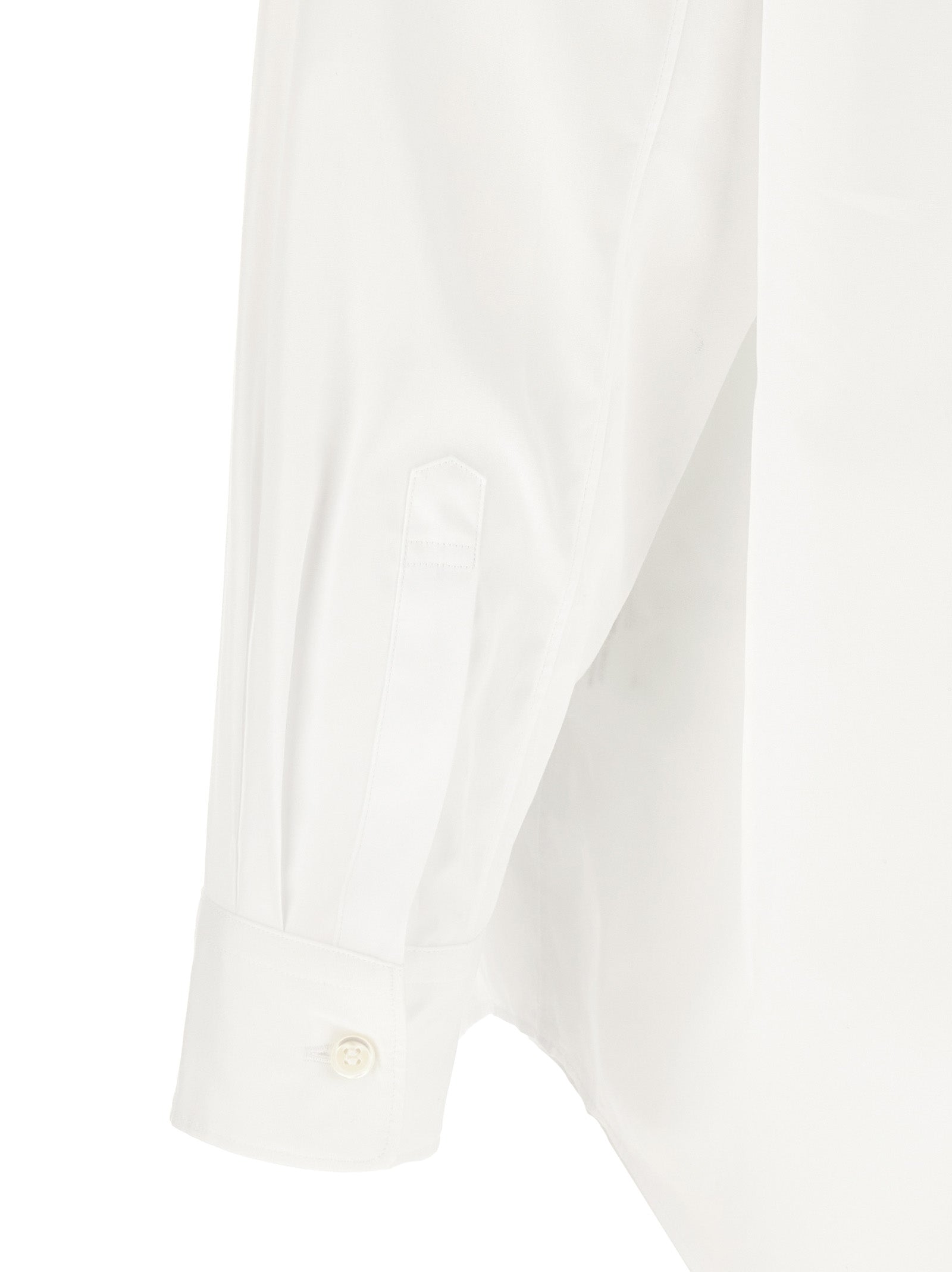 Comme Des Garçons Weiße Baumwollbluse