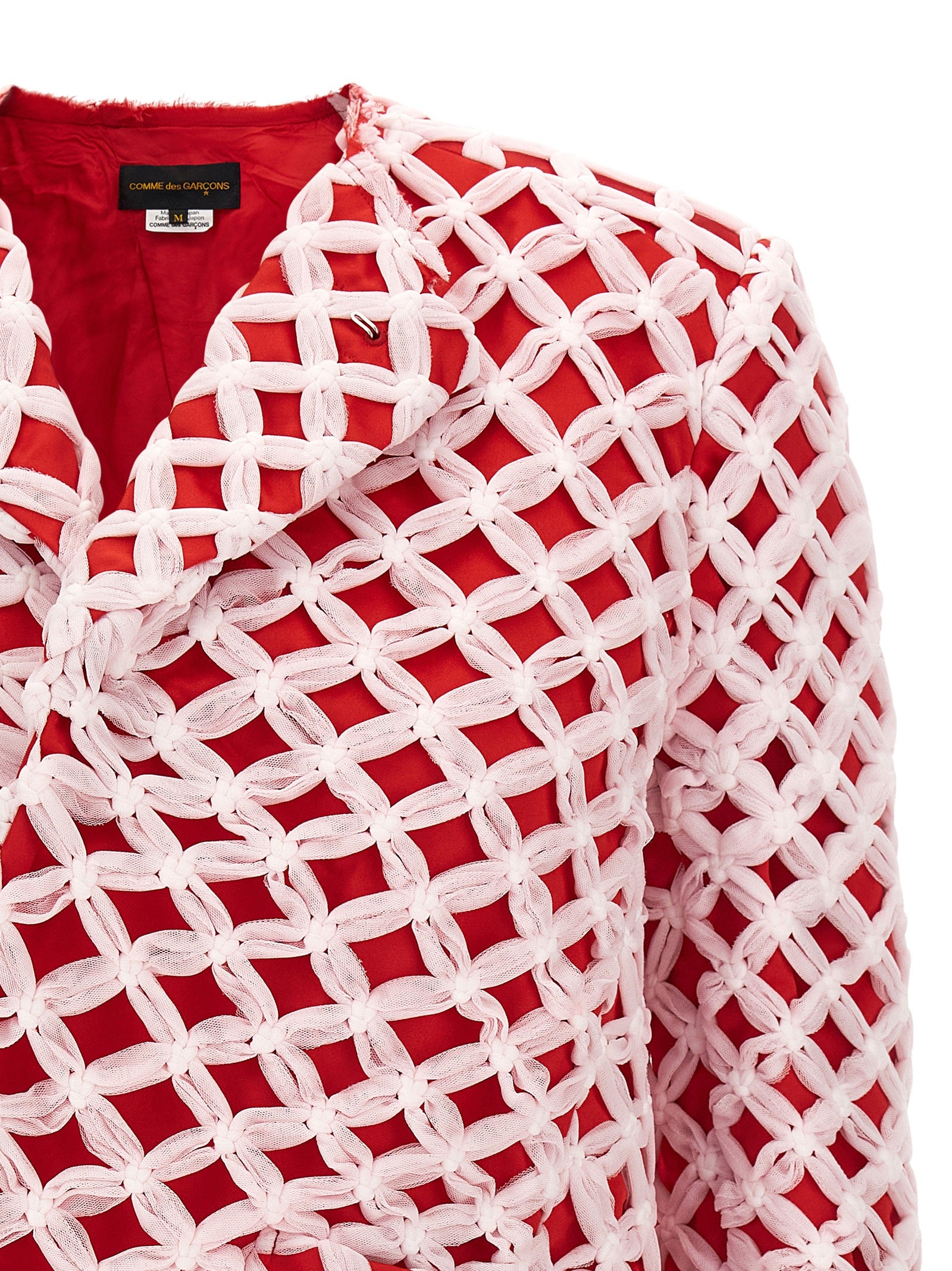 Comme Des Garçons Mehrfarbiger Polyester-Blazer