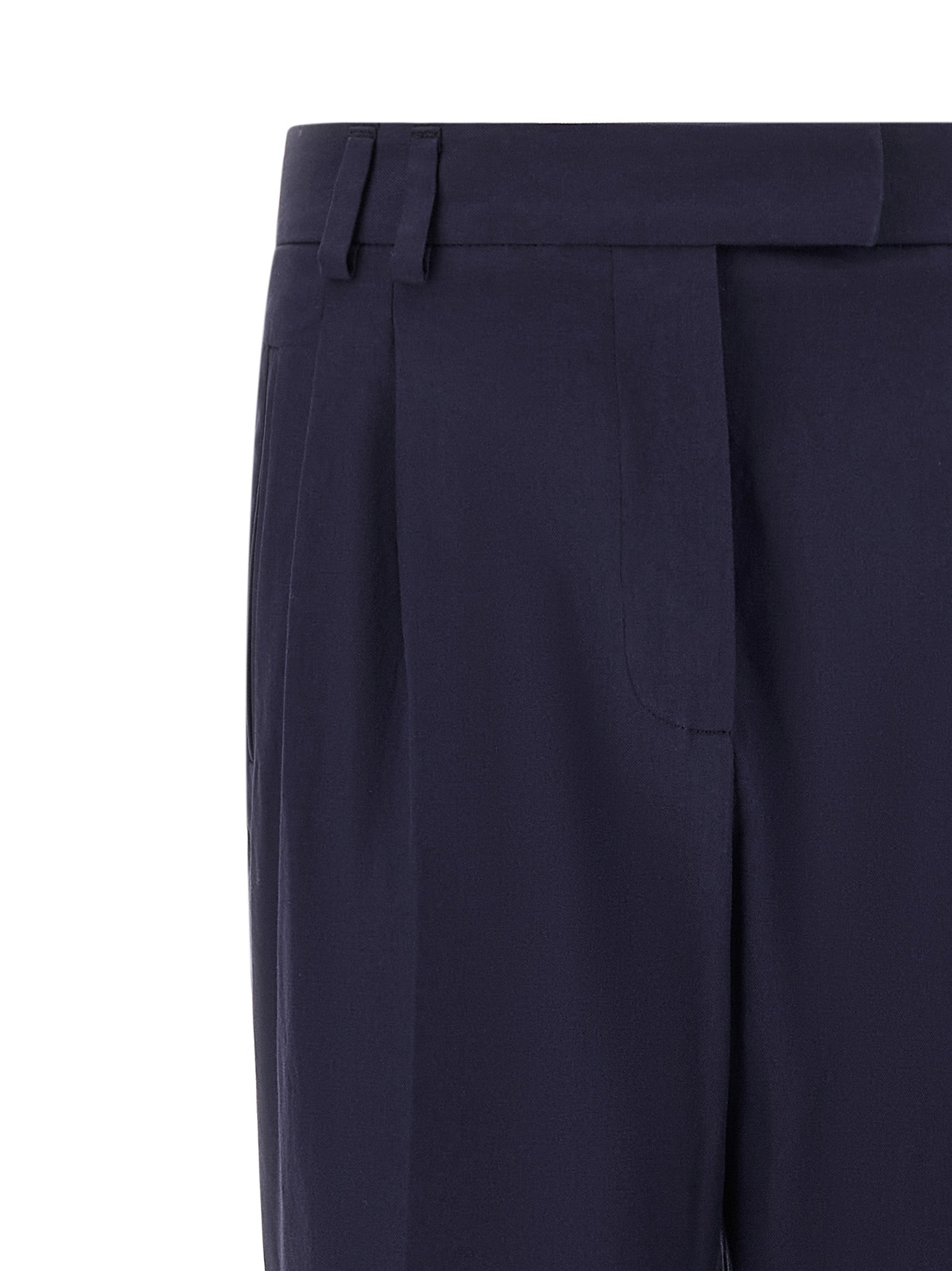 Alberto Biani Blaue Baumwollhose