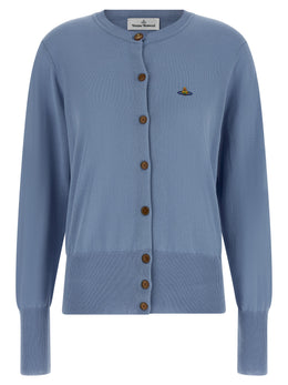 Vivienne Westwood Blauer Baumwollcardigan
