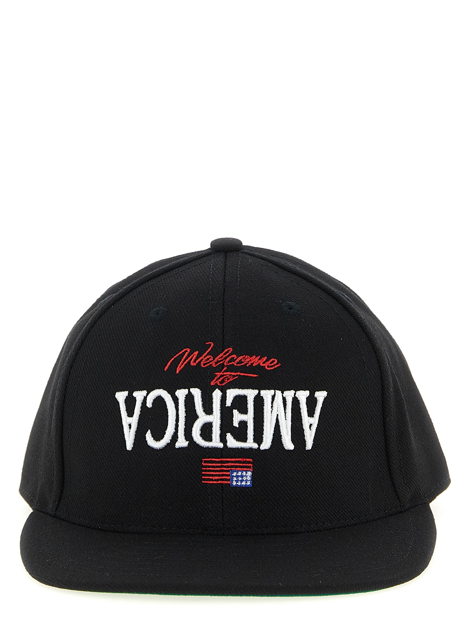 WILLY CHAVARRIA Schwarze Polyester-Kappe (Baseball Cap)