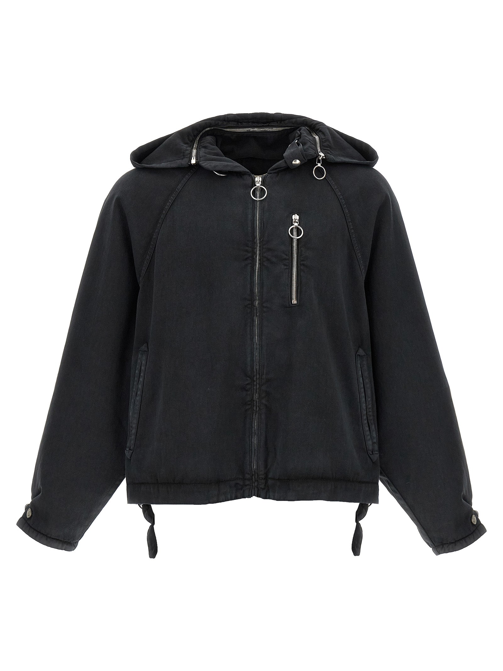 Namacheko Schwarze Baumwoll-Shell-Jacke