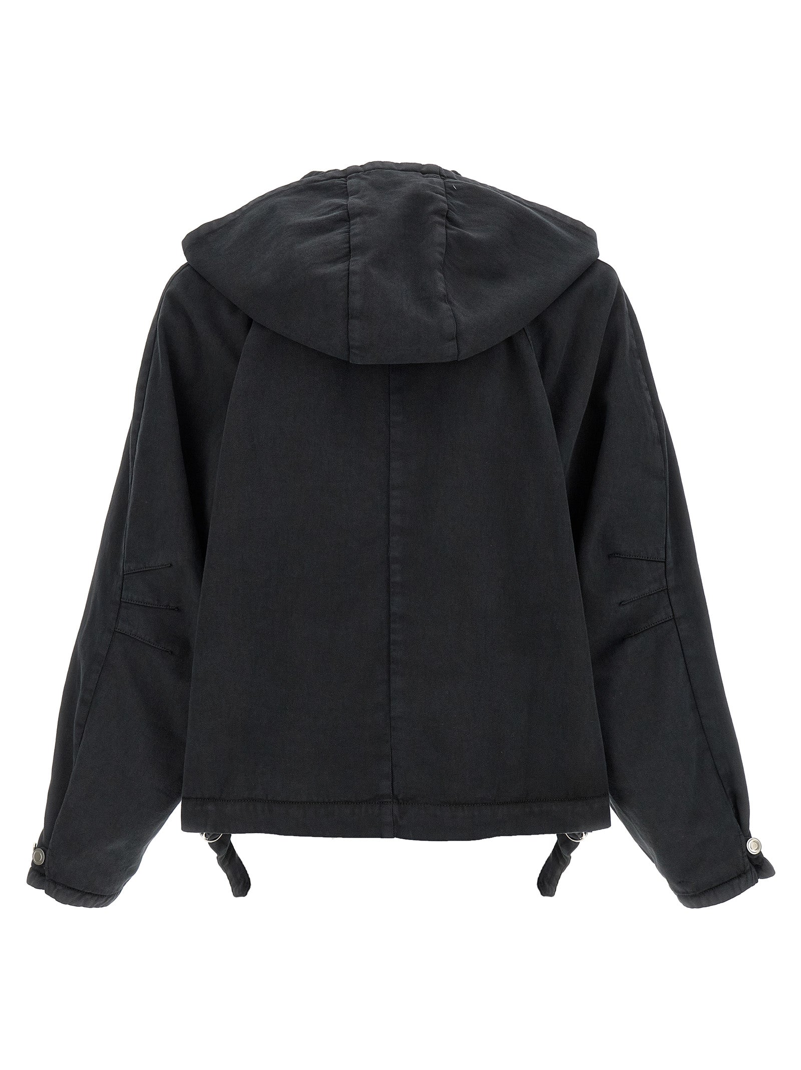 Namacheko Schwarze Baumwoll-Shell-Jacke