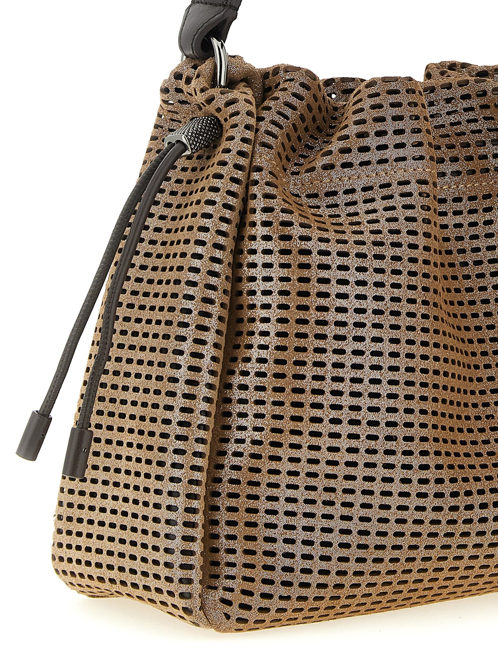 Brunello Cucinelli Braune Kalbsleder-Handtasche