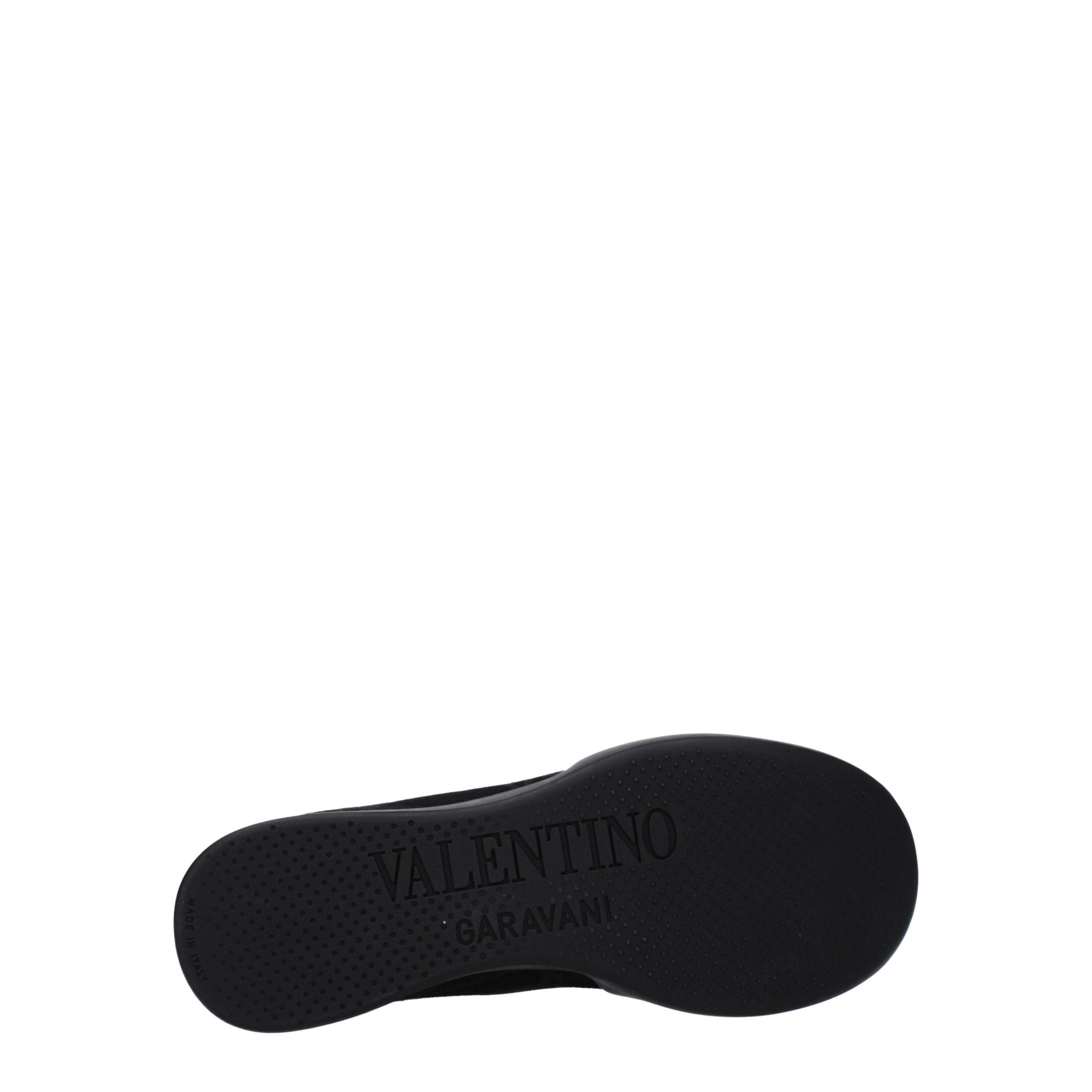 Valentino Garavani Schwarze High-Top-Sneaker aus Stoff