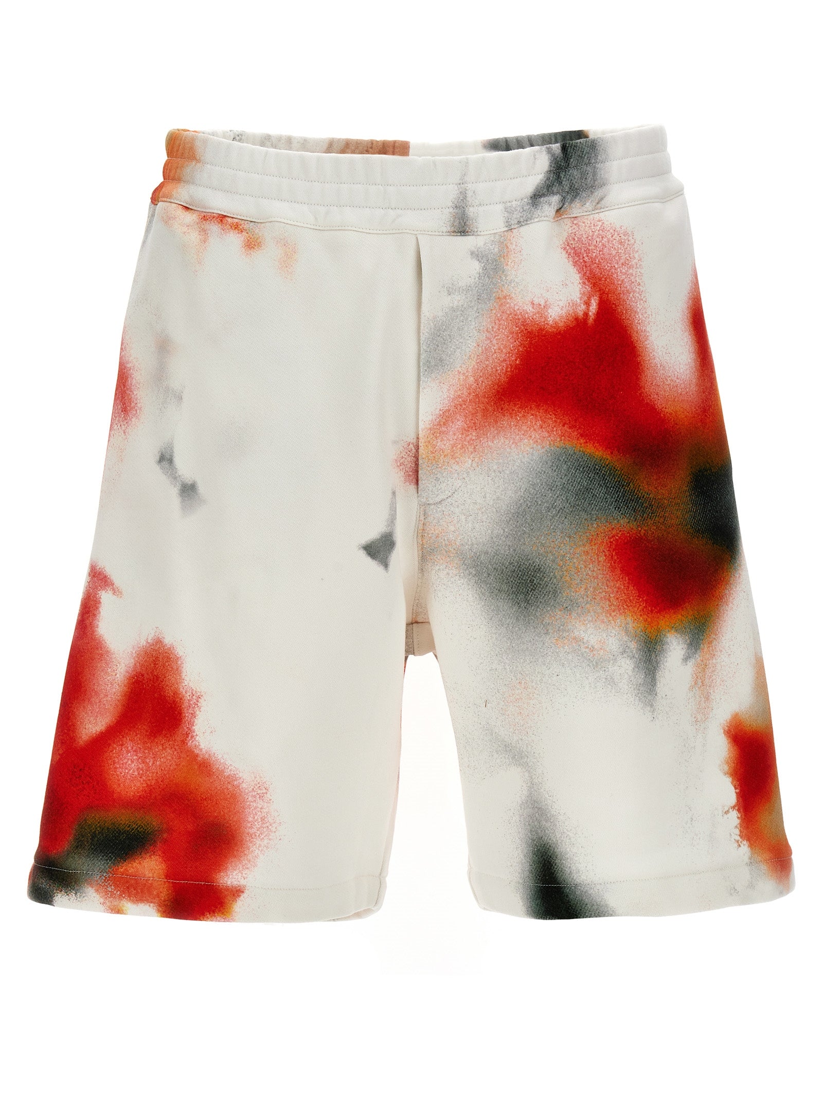 Alexander McQueen Mehrfarbige Baumwoll-Bermudashorts