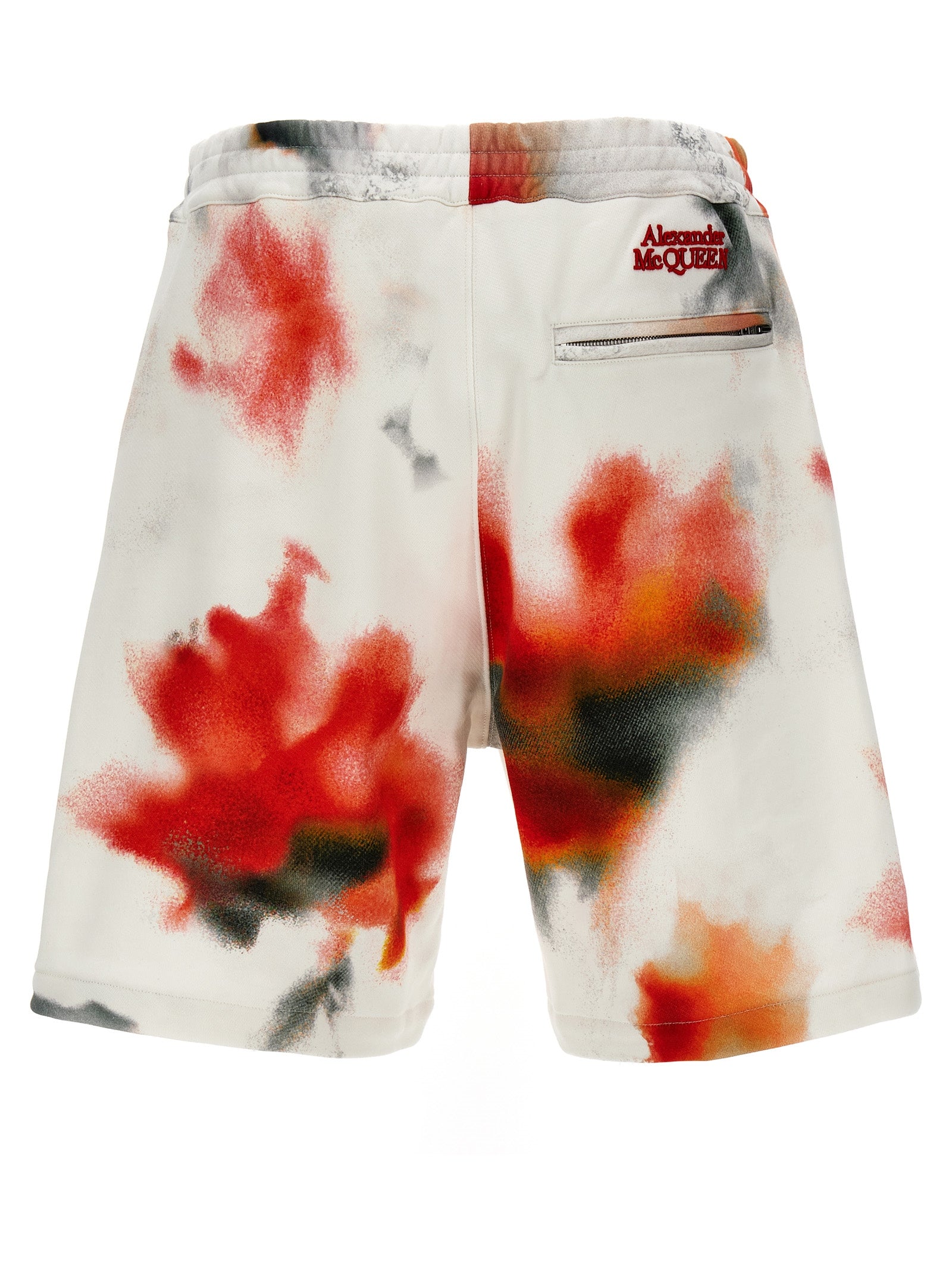 Alexander McQueen Mehrfarbige Baumwoll-Bermudashorts