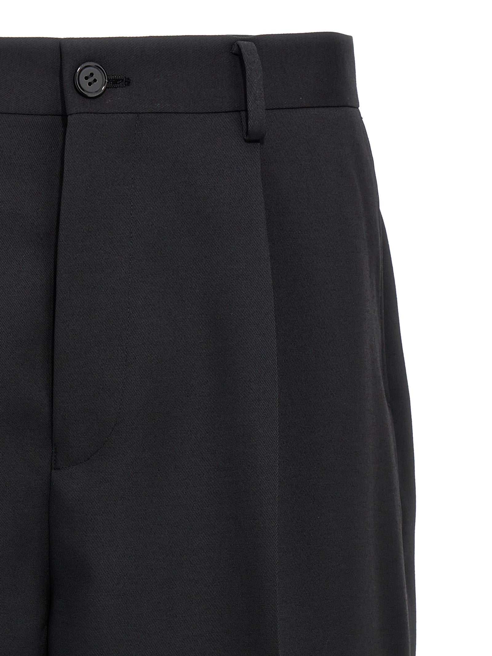 Undercover Schwarze Bermuda-Shorts aus Polyester