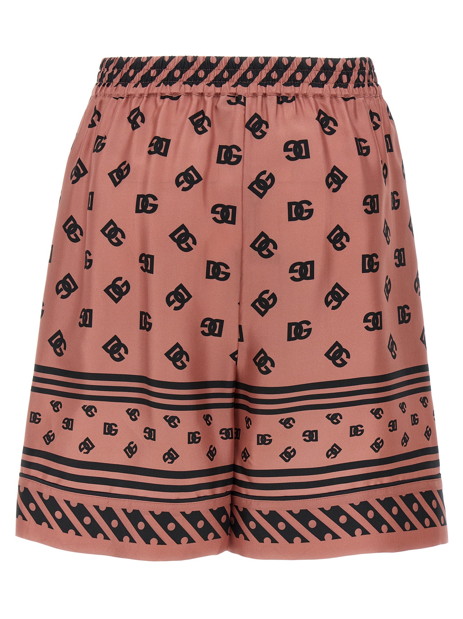 Dolce & Gabbana Mehrfarbige Cargo-Shorts aus Seide
