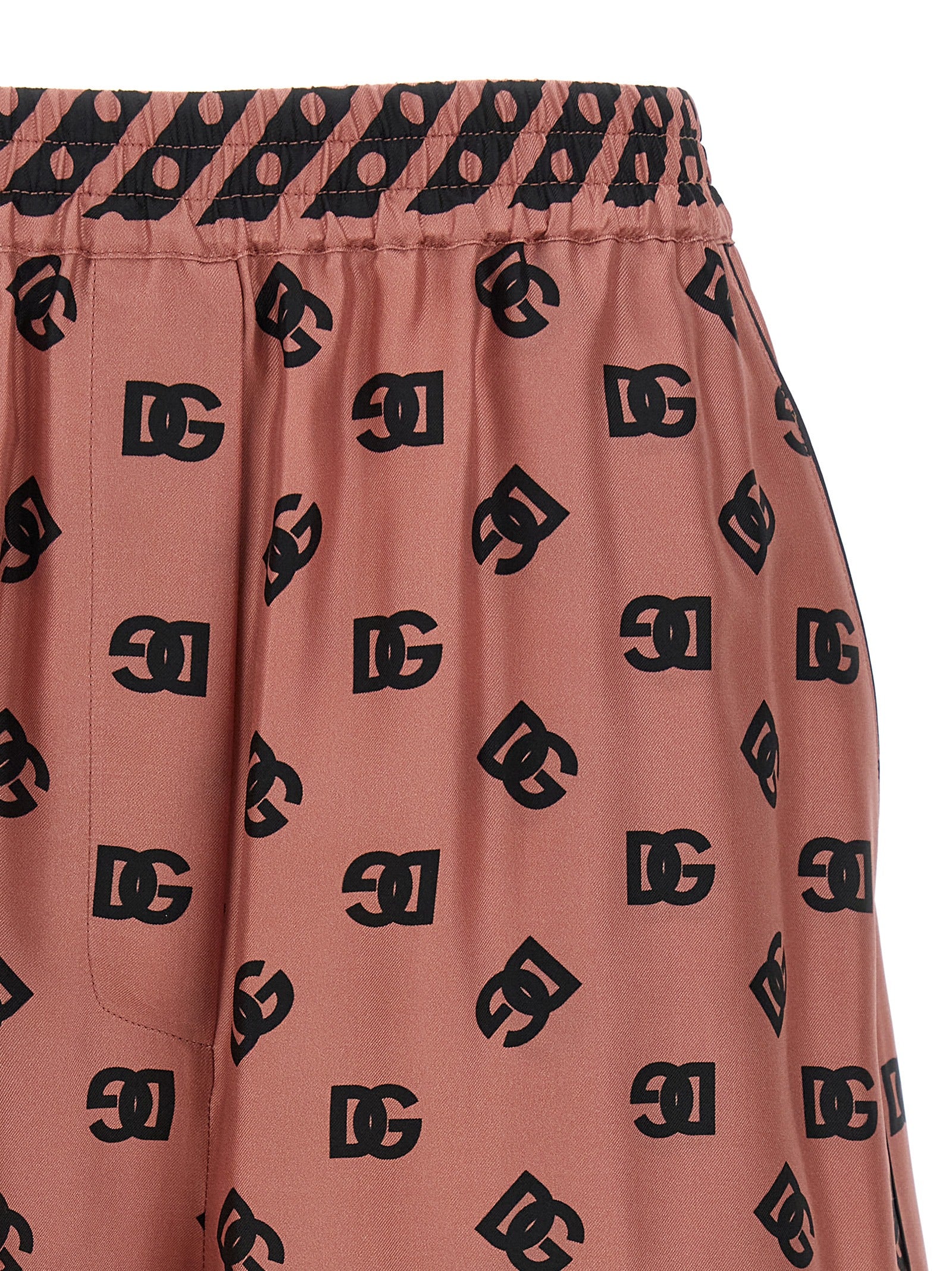 Dolce & Gabbana Mehrfarbige Cargo-Shorts aus Seide