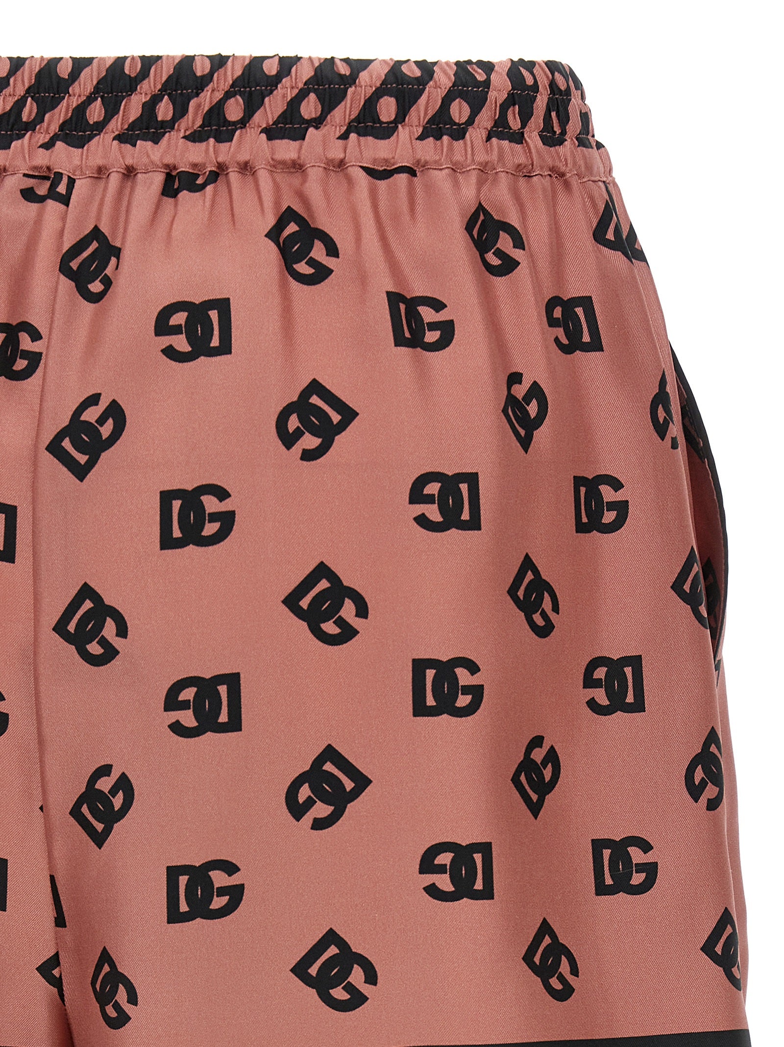 Dolce & Gabbana Mehrfarbige Cargo-Shorts aus Seide