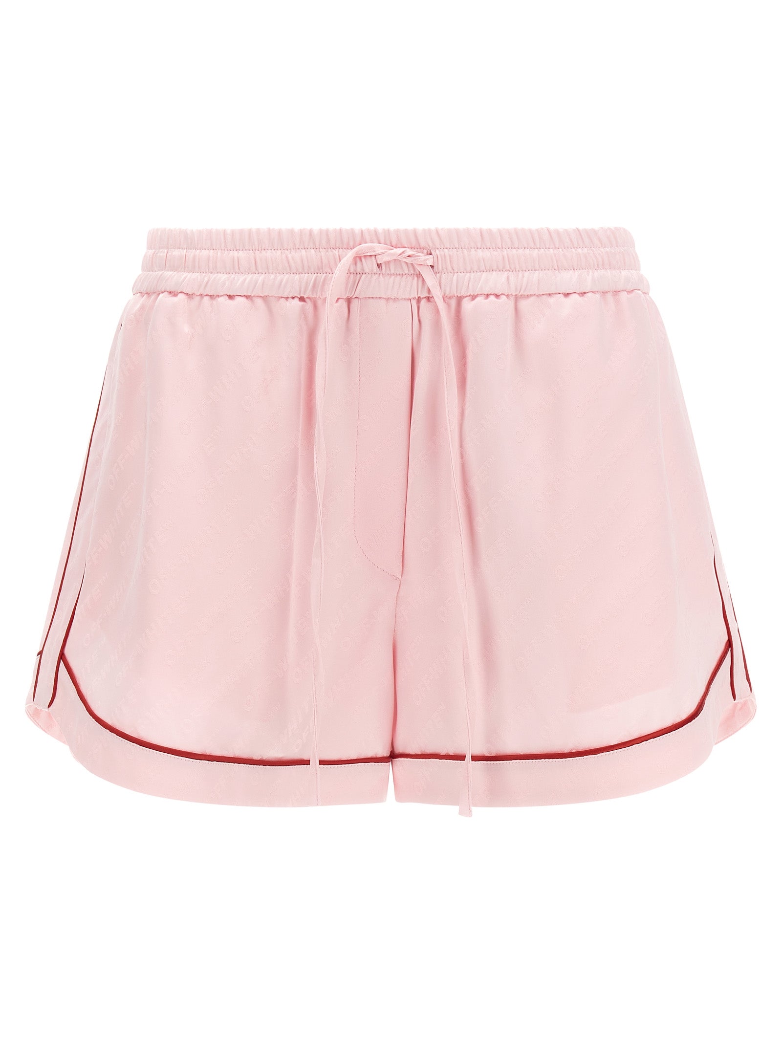 Off-White Mehrfarbige Viskose-Bermudashorts
