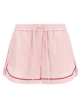 Off-White Mehrfarbige Viskose-Bermudashorts