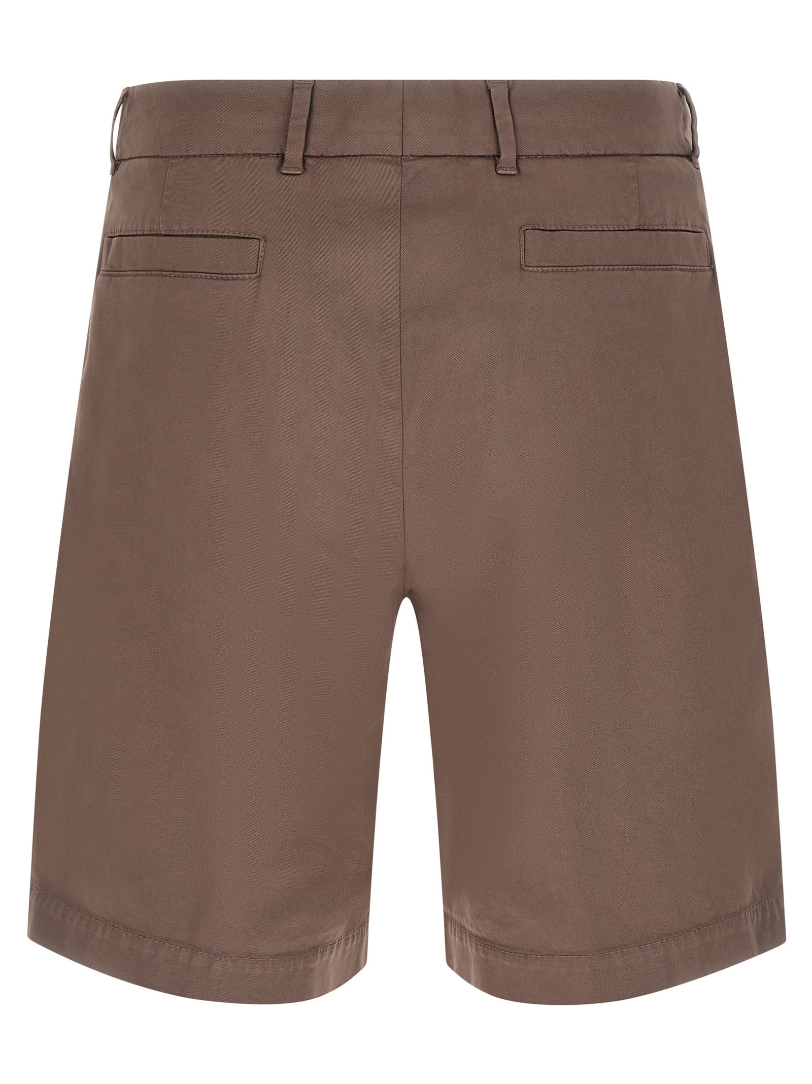 Brunello Cucinelli Braune Baumwoll-Bermudashorts