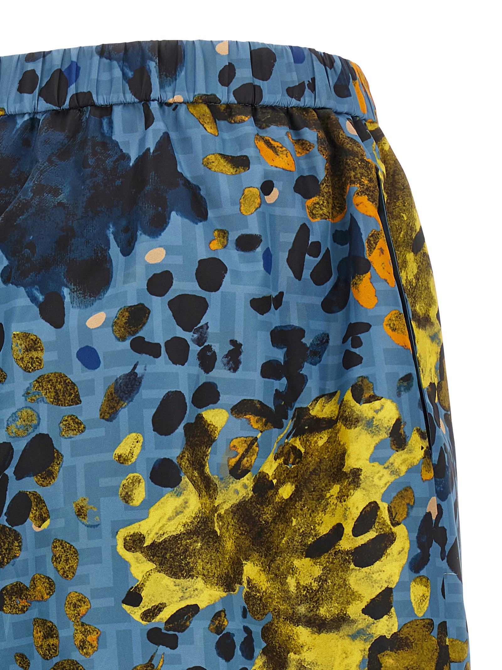 Fendi Blaue Bermuda-Shorts aus Polyester