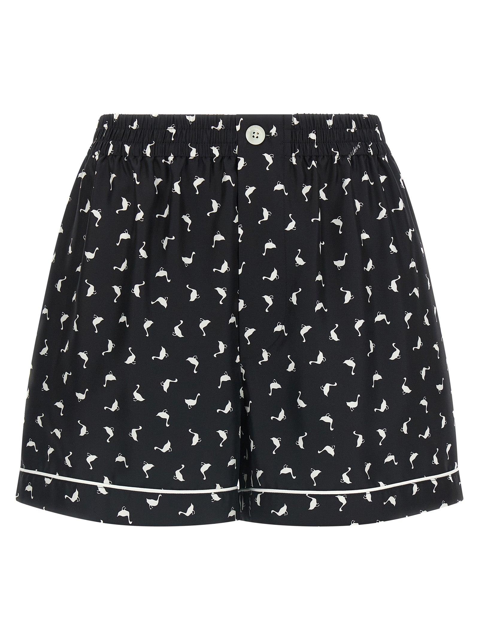 Moschino Zweifarbige Seiden-Bermudashorts