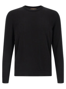ZANONE Schwarzer Baumwollcardigan