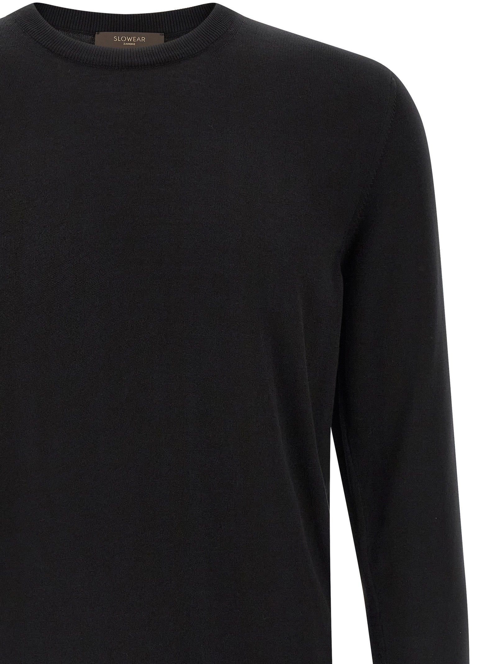 ZANONE Schwarzer Baumwollcardigan