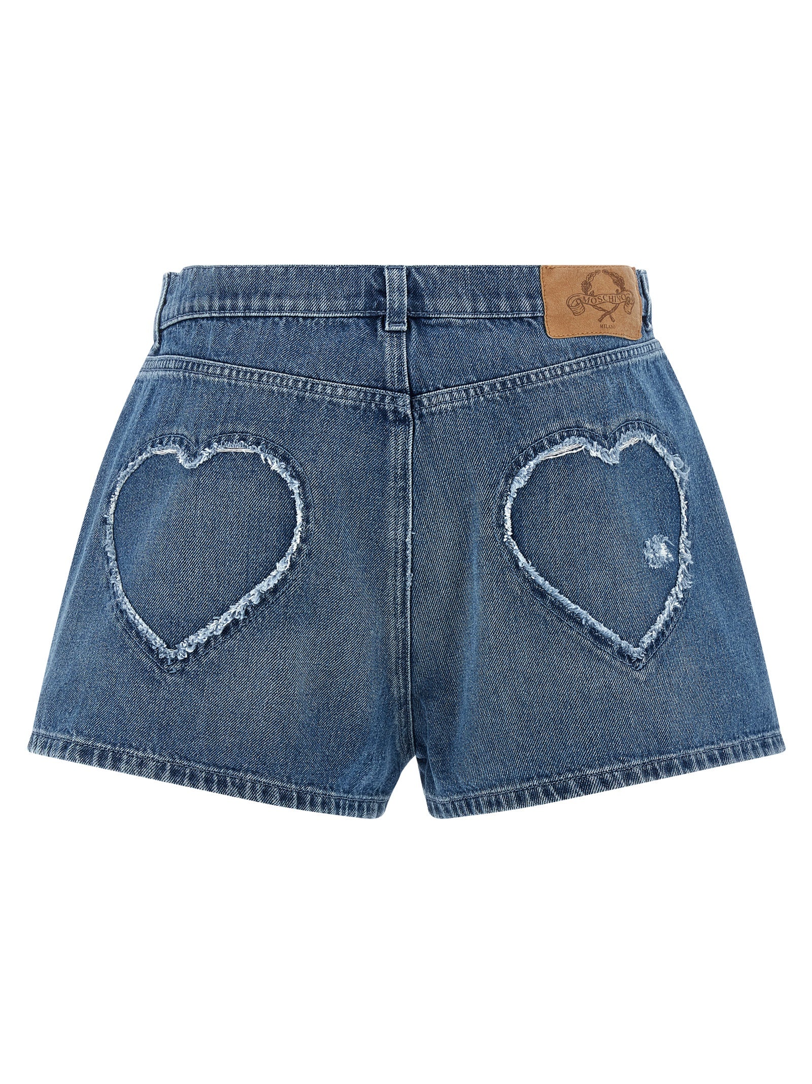 Moschino Blaue Baumwoll-Bermudashorts