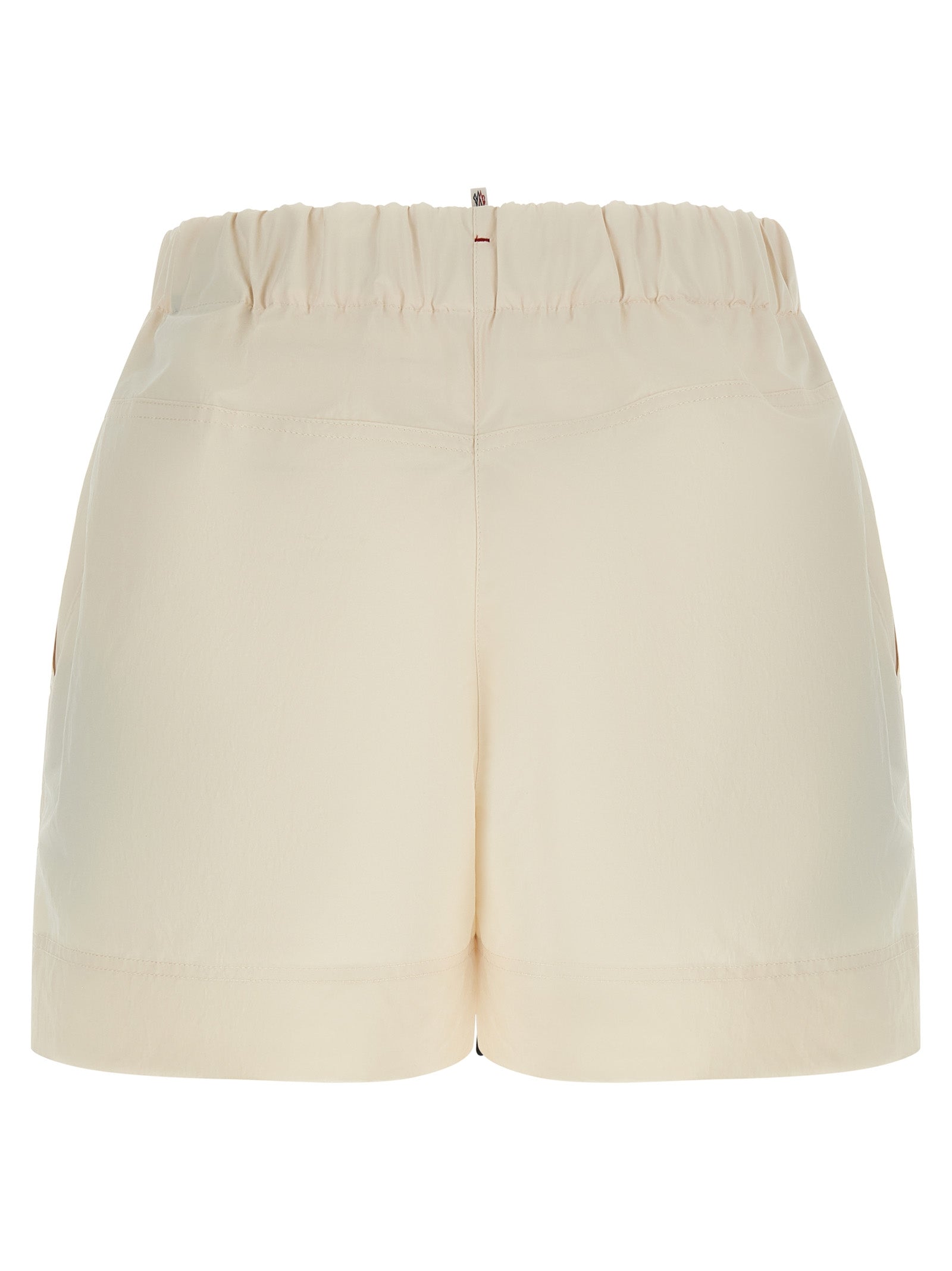 Moncler Grenoble Weiße Bermuda-Shorts aus Polyester
