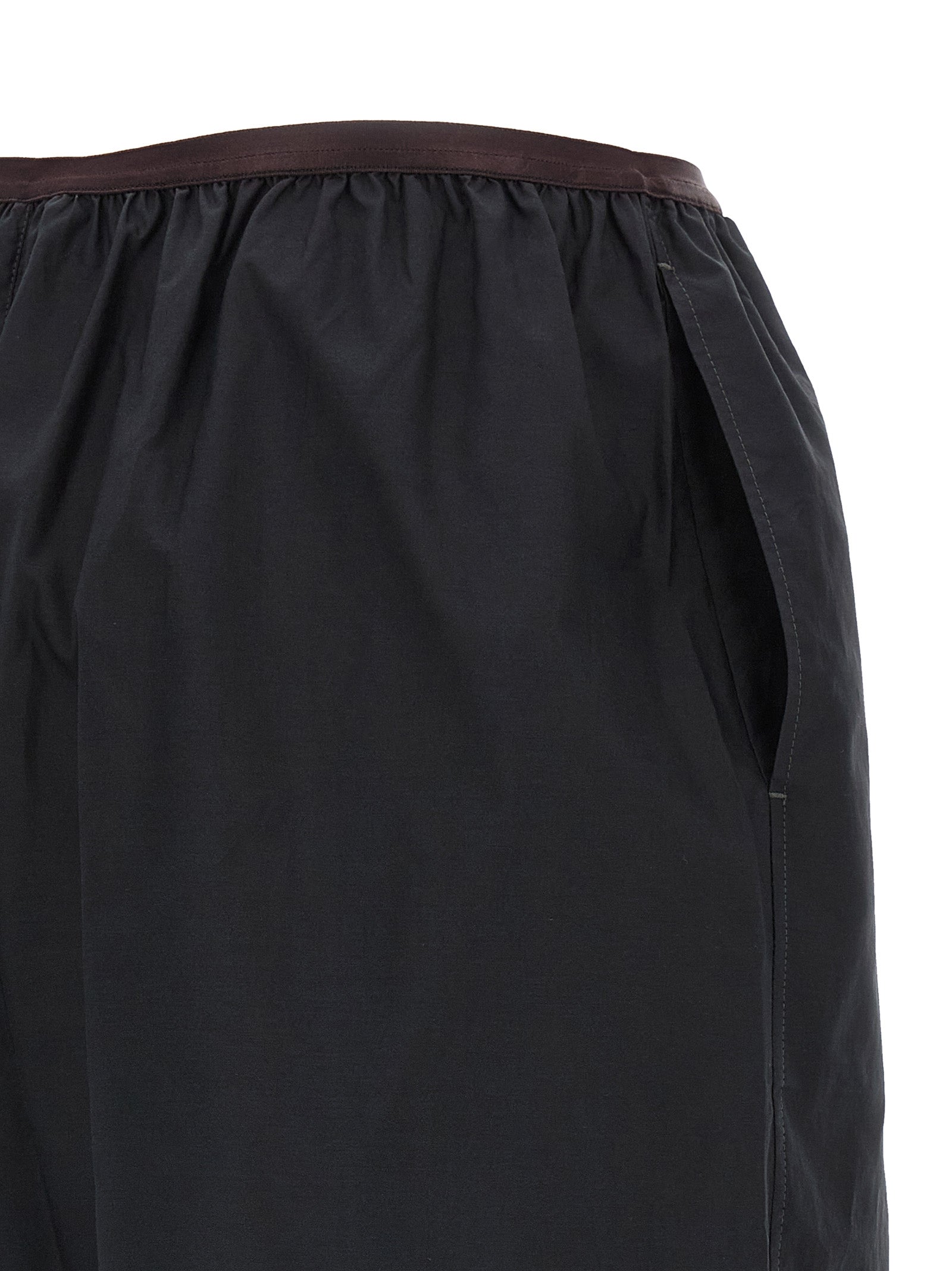 Lemaire Graue Cargoshorts aus Baumwolle
