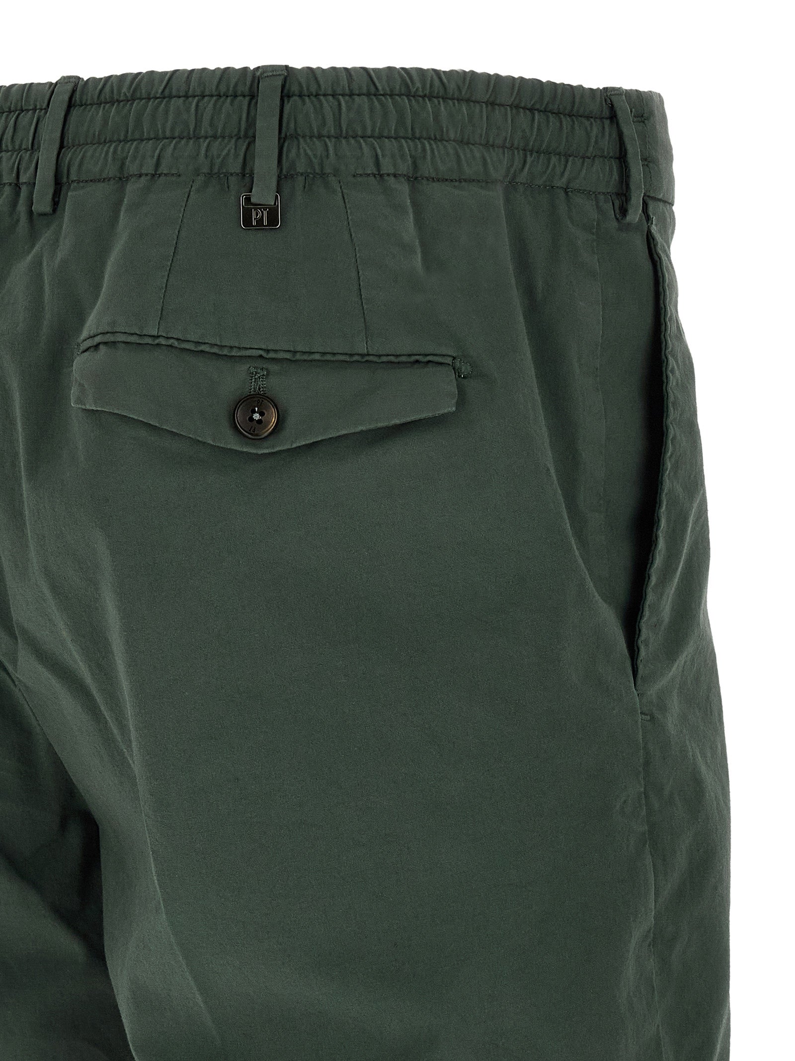 PT Torino Zweifarbige Baumwoll-Bermudashorts