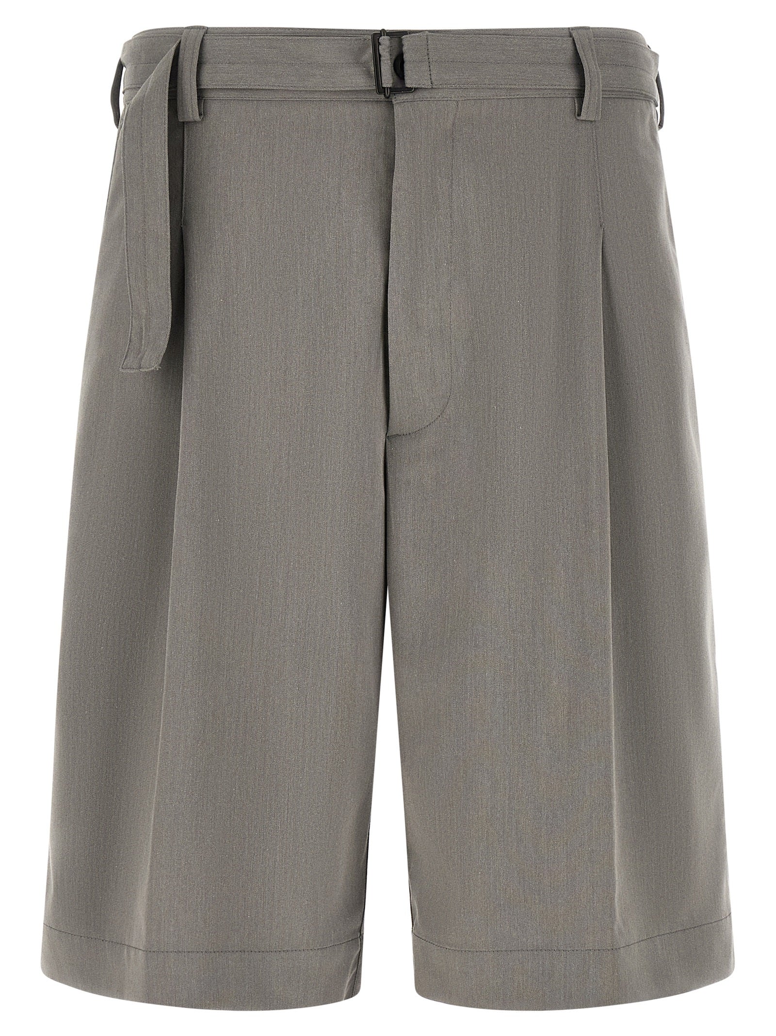CELLAR DOOR Graue Bermuda-Shorts aus Polyester