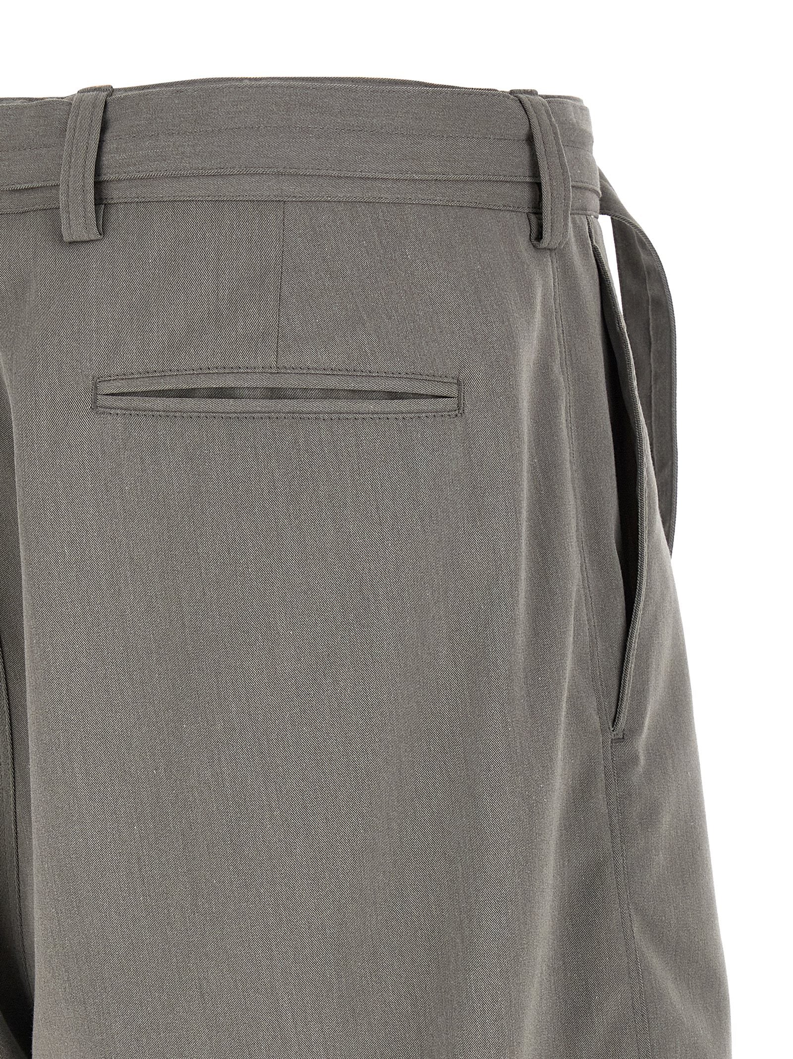 CELLAR DOOR Graue Bermuda-Shorts aus Polyester