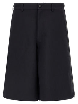 Comme Des Garçons Blaue Bermuda-Shorts aus Polyester