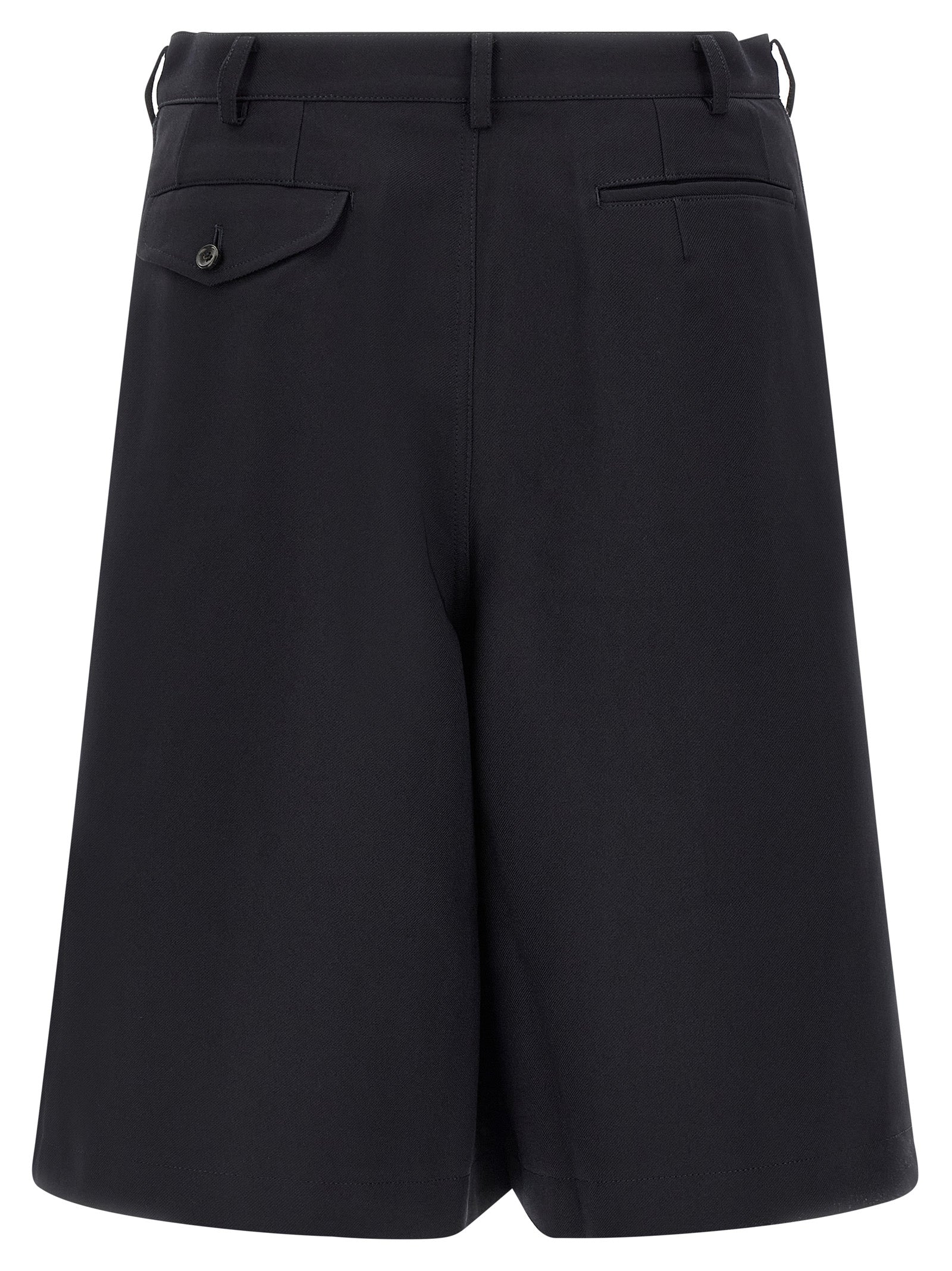 Comme Des Garçons Blaue Bermuda-Shorts aus Polyester