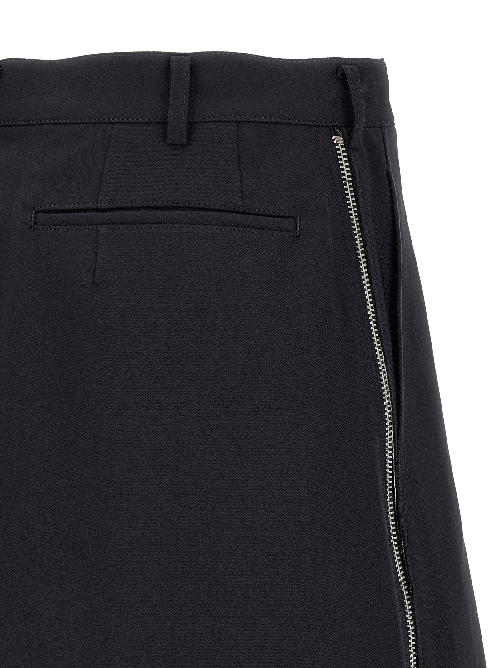 Comme Des Garçons Blaue Bermuda-Shorts aus Polyester