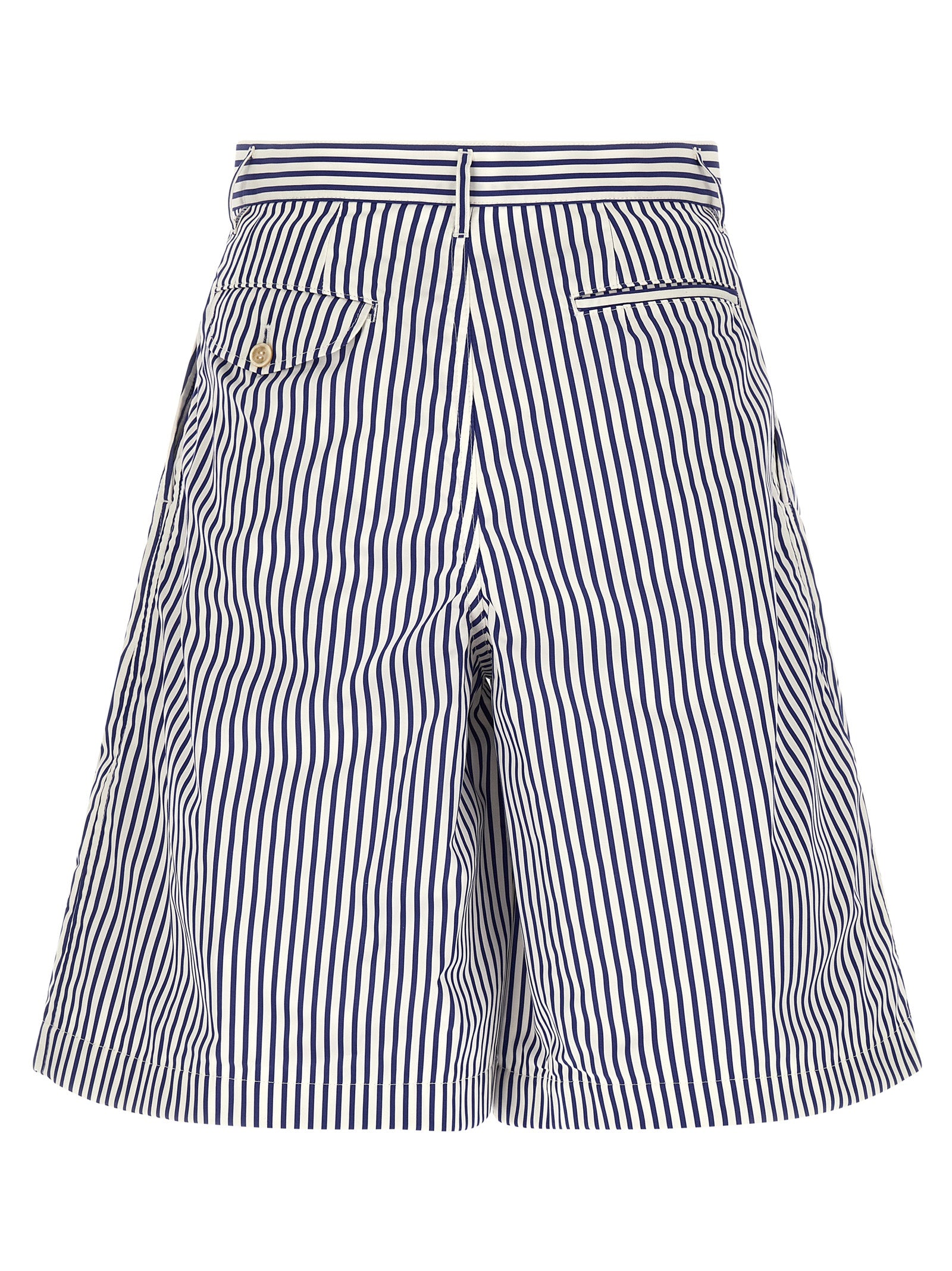 Comme Des Garçons Blaue Baumwoll-Bermudashorts