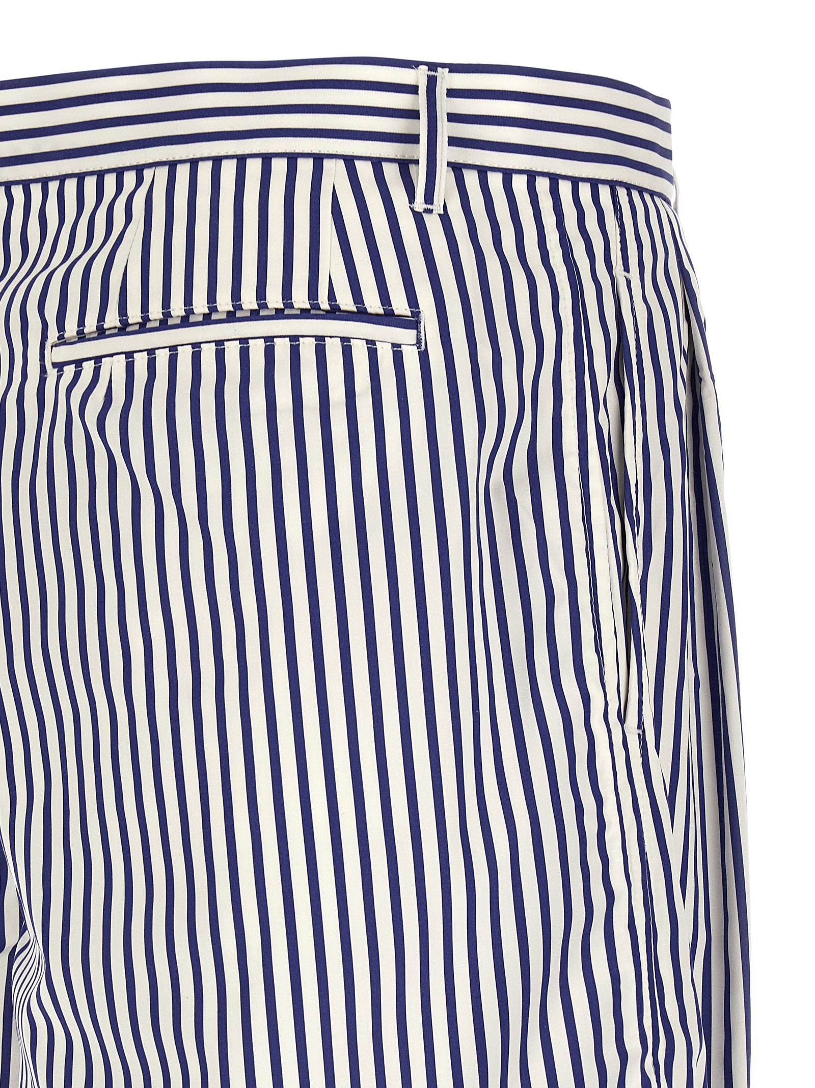Comme Des Garçons Blaue Baumwoll-Bermudashorts