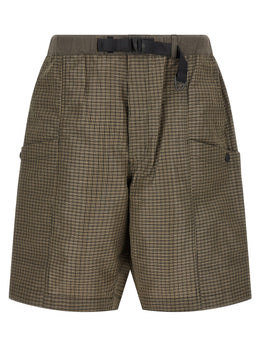 Comme Des Garçons Zweifarbige Leinen-Bermudashorts