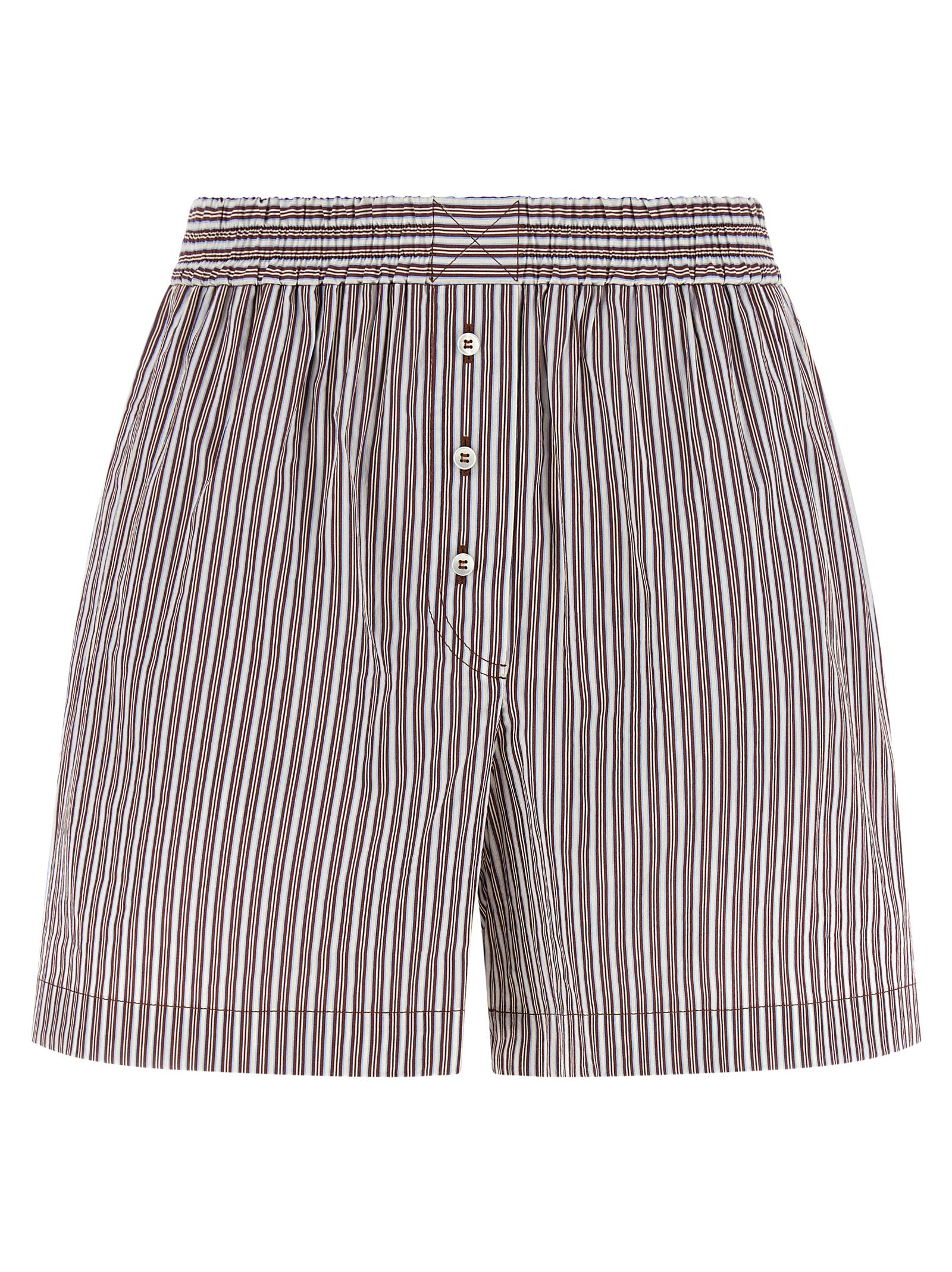 Brunello Cucinelli Bordeaux Baumwoll-Bermudashorts