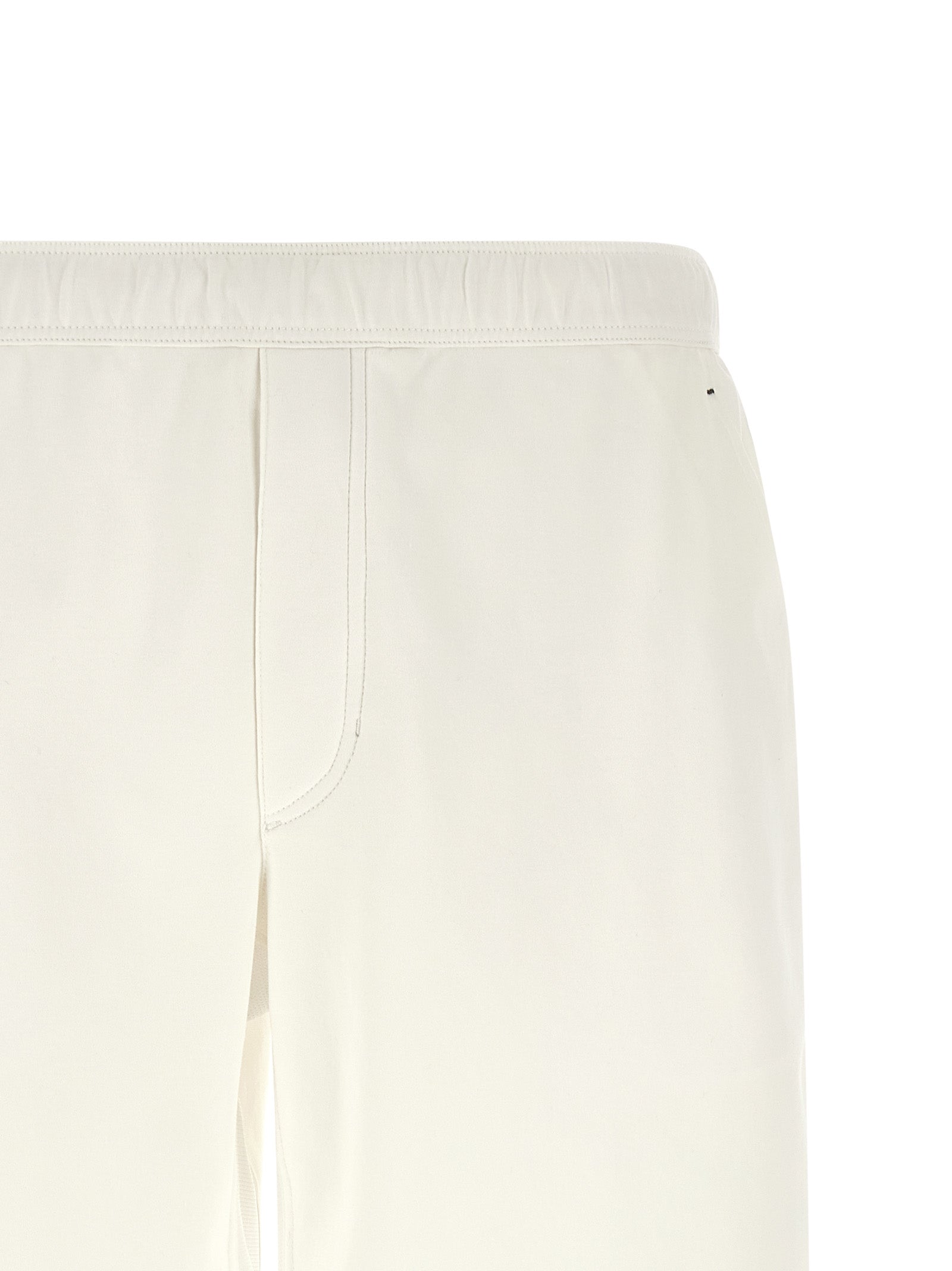Brunello Cucinelli Weiße Baumwoll-Bermudashorts
