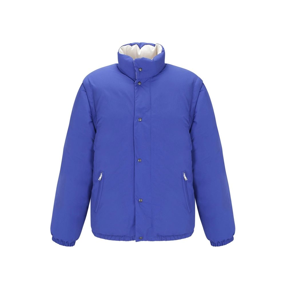 Gucci Blauer Mantel aus Polyamid
