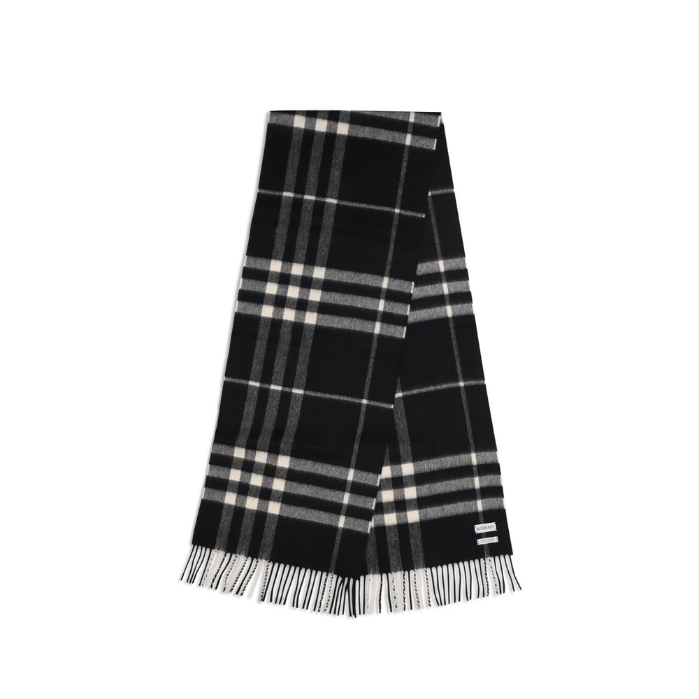 Burberry Schwarzer Kaschmirschal