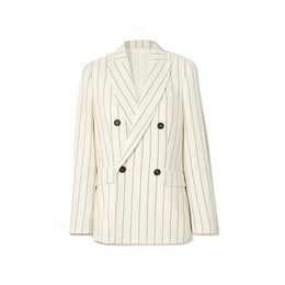 Brunello Cucinelli Weißer Wollblazer