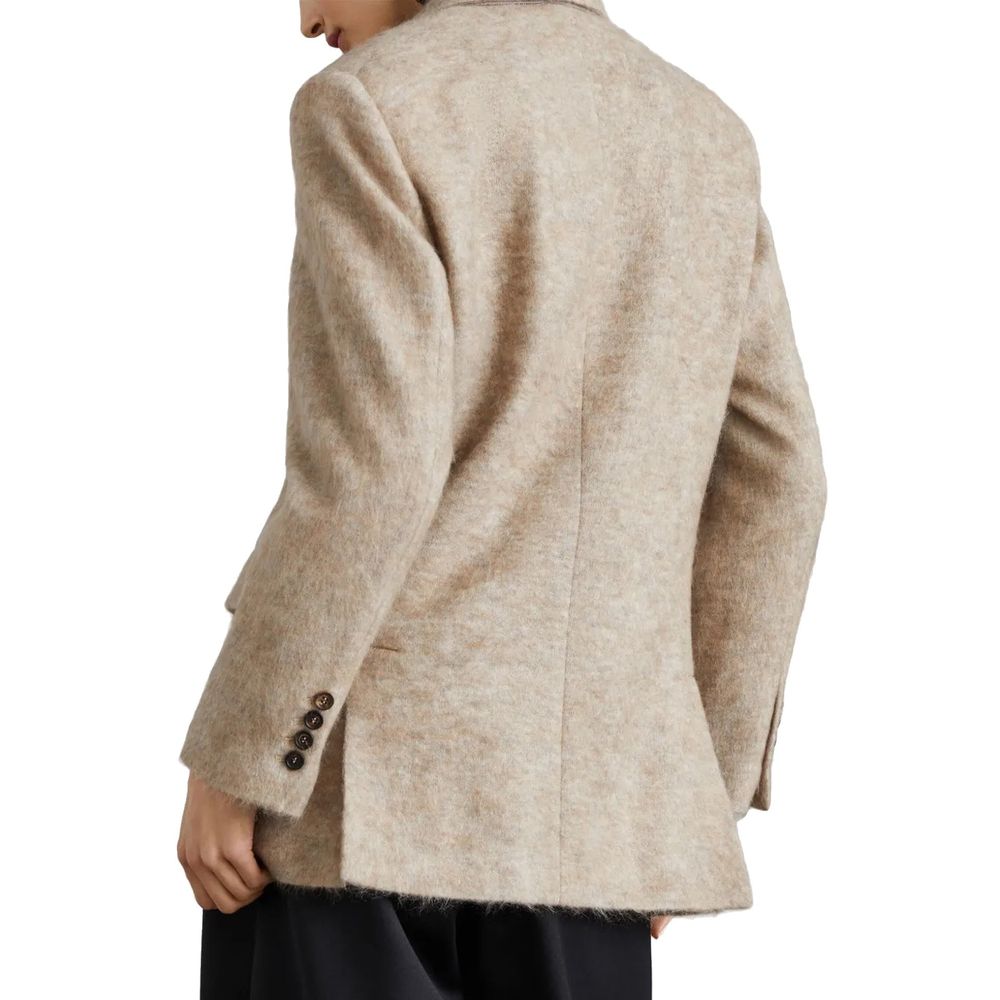 Brunello Cucinelli Beiger Kaschmir-Blazer