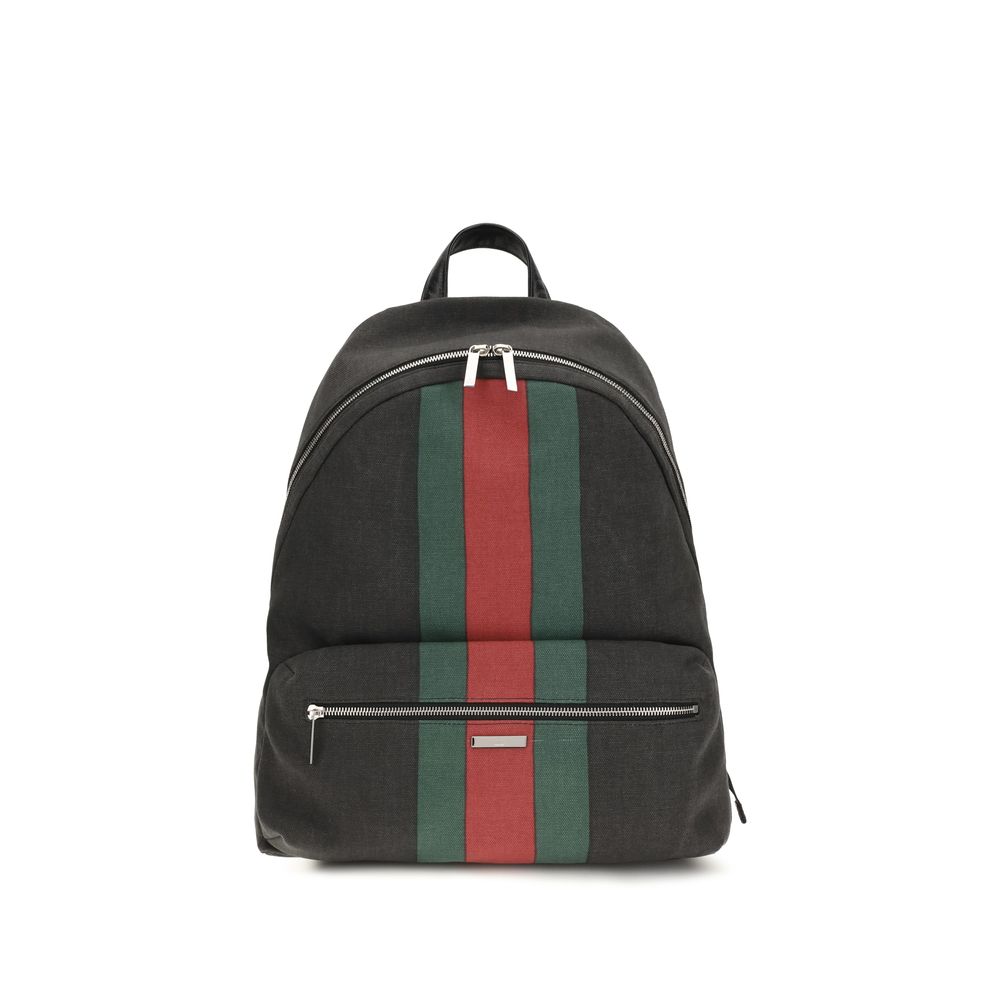 Gucci Schwarze Stoffhandtasche
