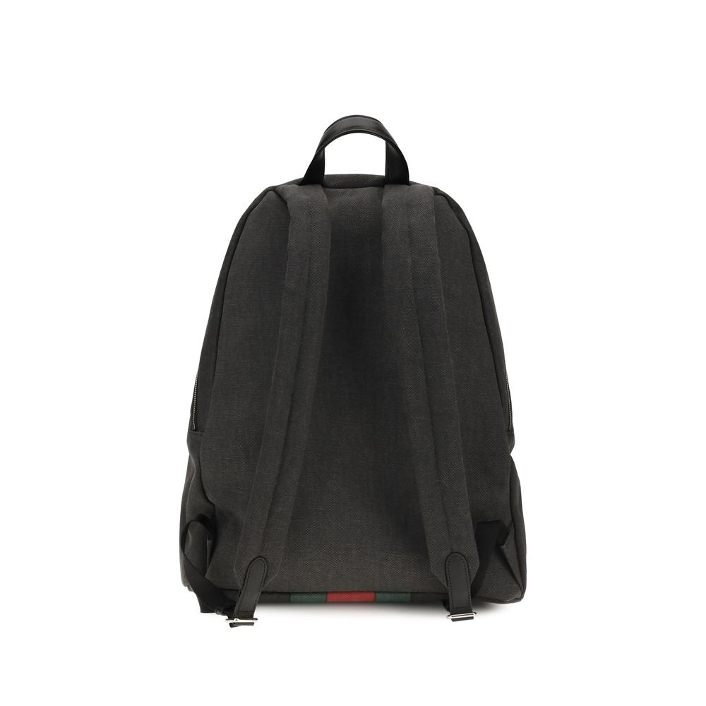 Gucci Schwarze Stoffhandtasche