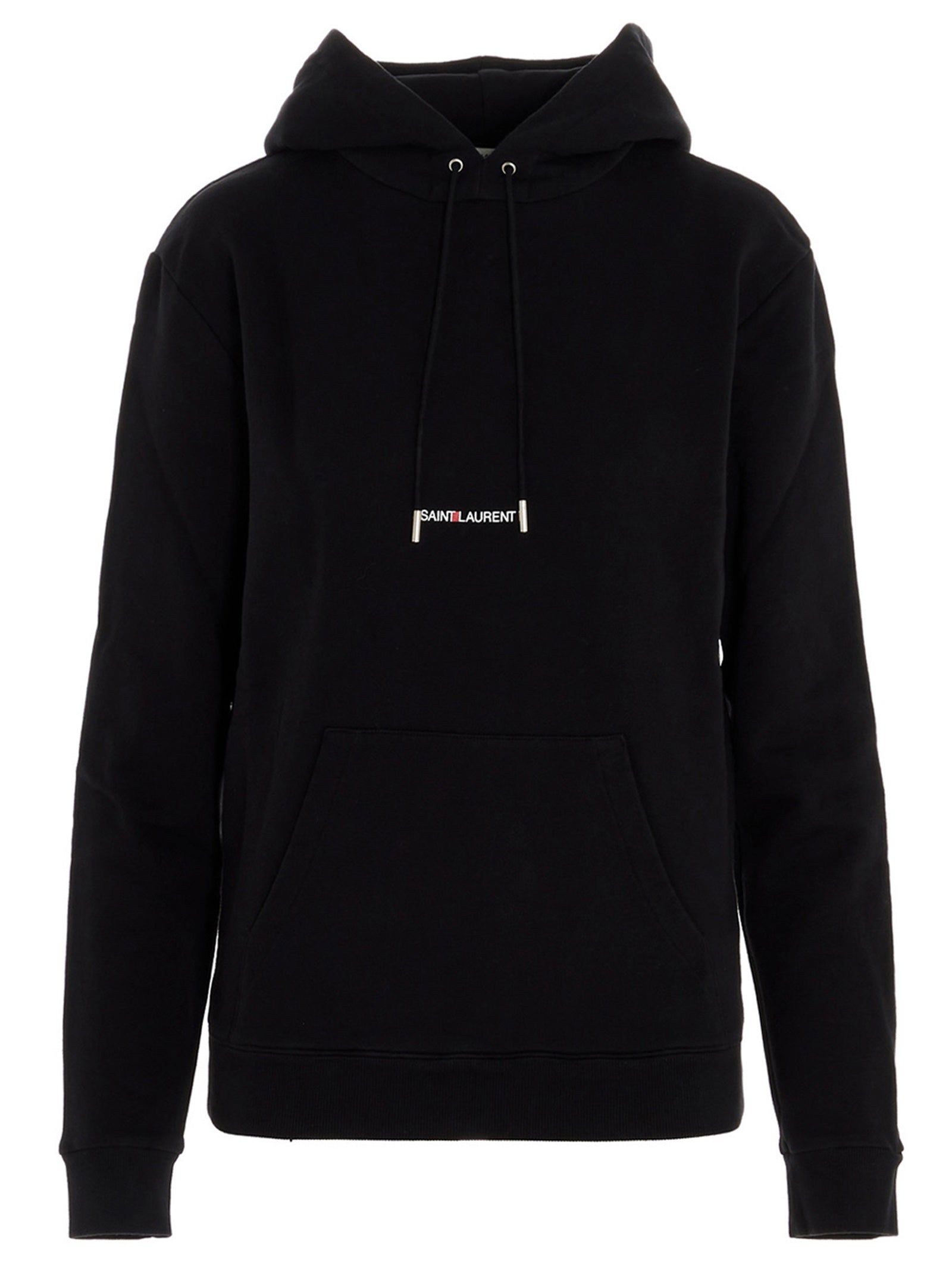 Saint Laurent Schwarzer Baumwoll-Sweatshirt