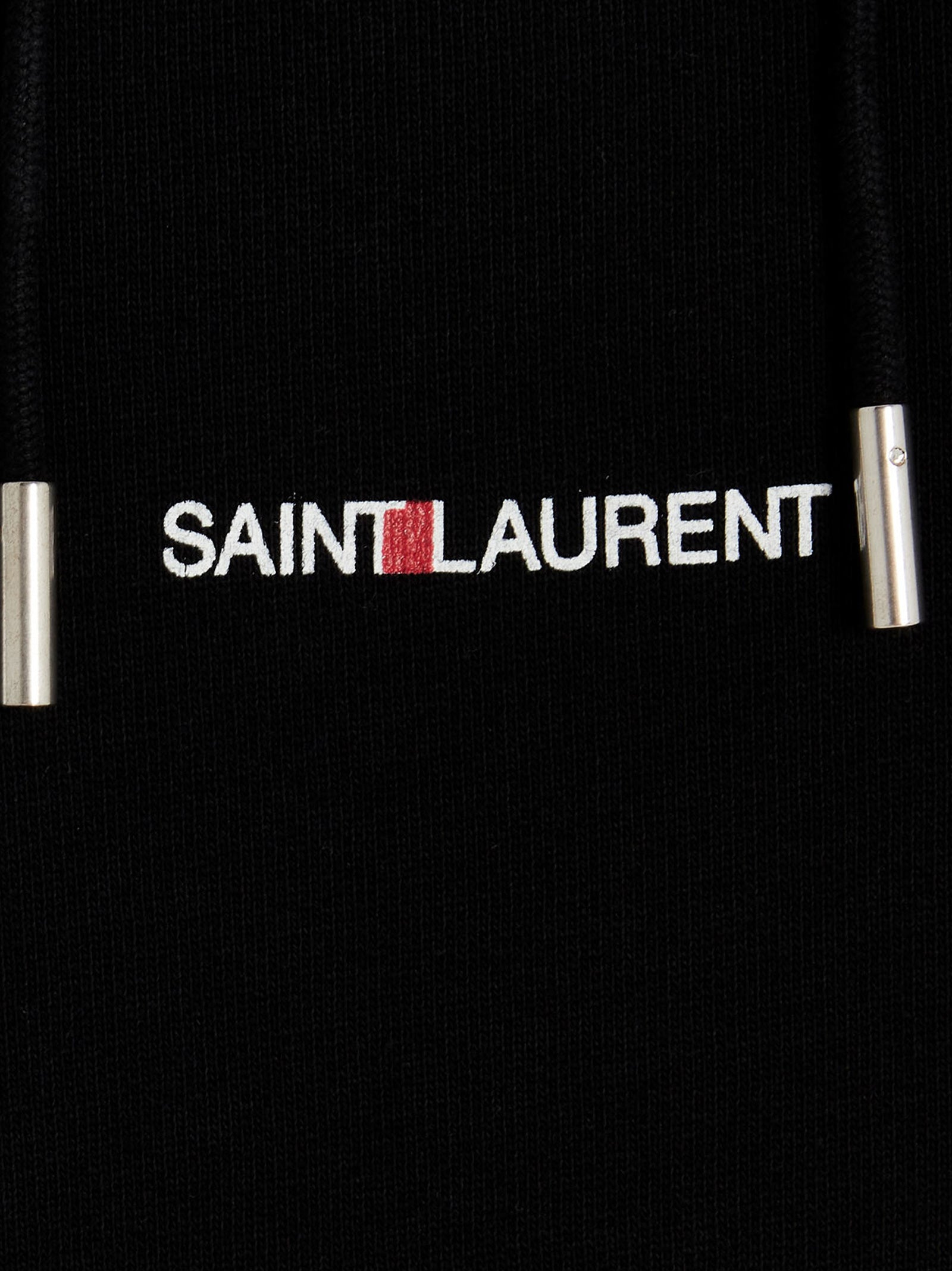 Saint Laurent Schwarzer Baumwoll-Sweatshirt