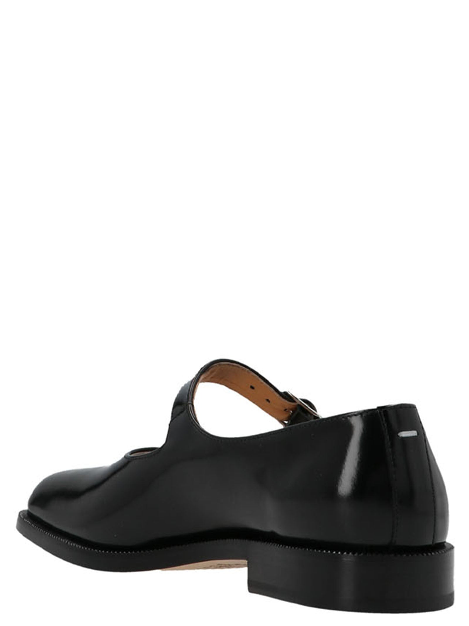 Maison Margiela Schwarze Ballerinas aus Leder