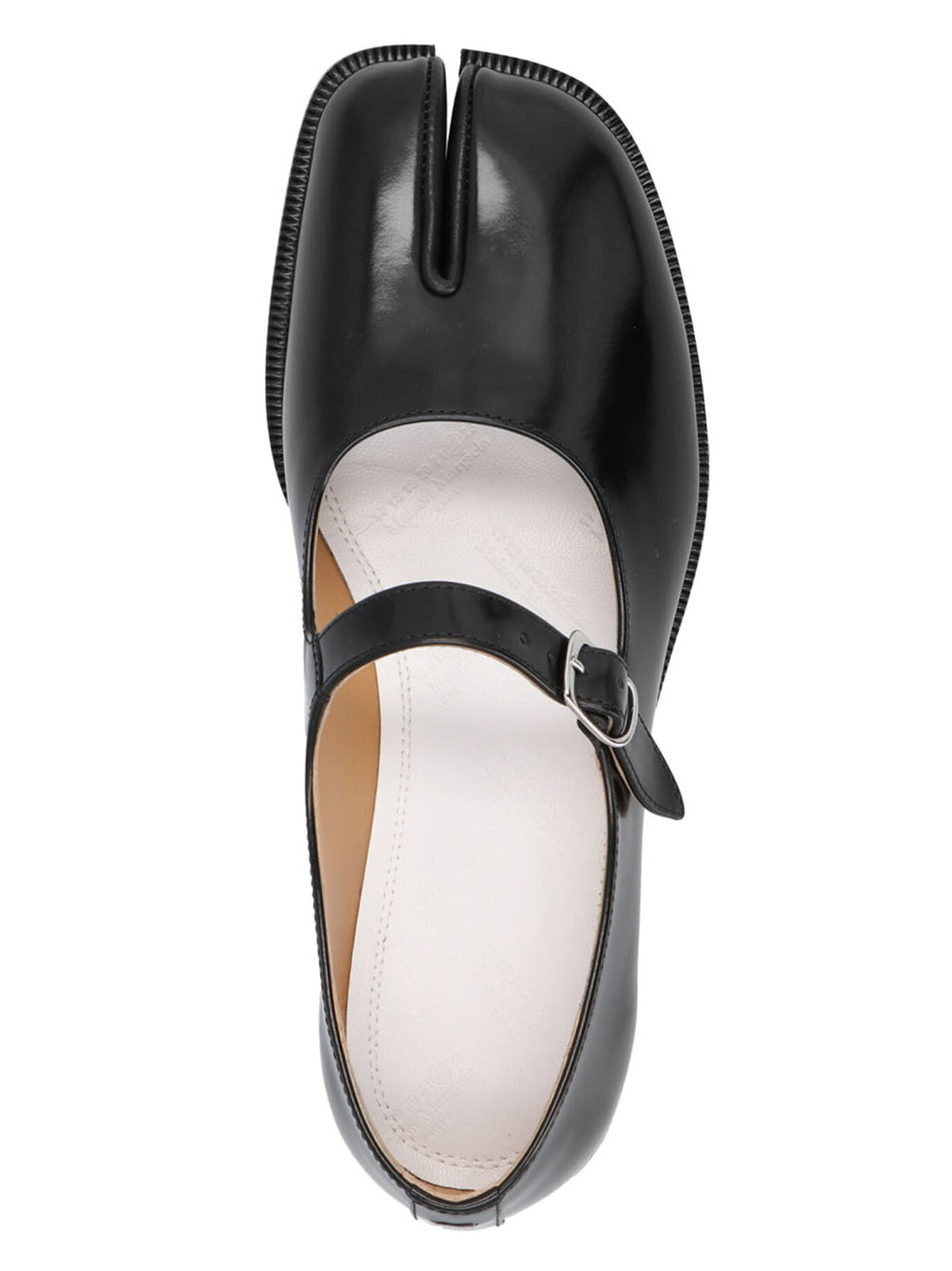 Maison Margiela Schwarze Ballerinas aus Leder