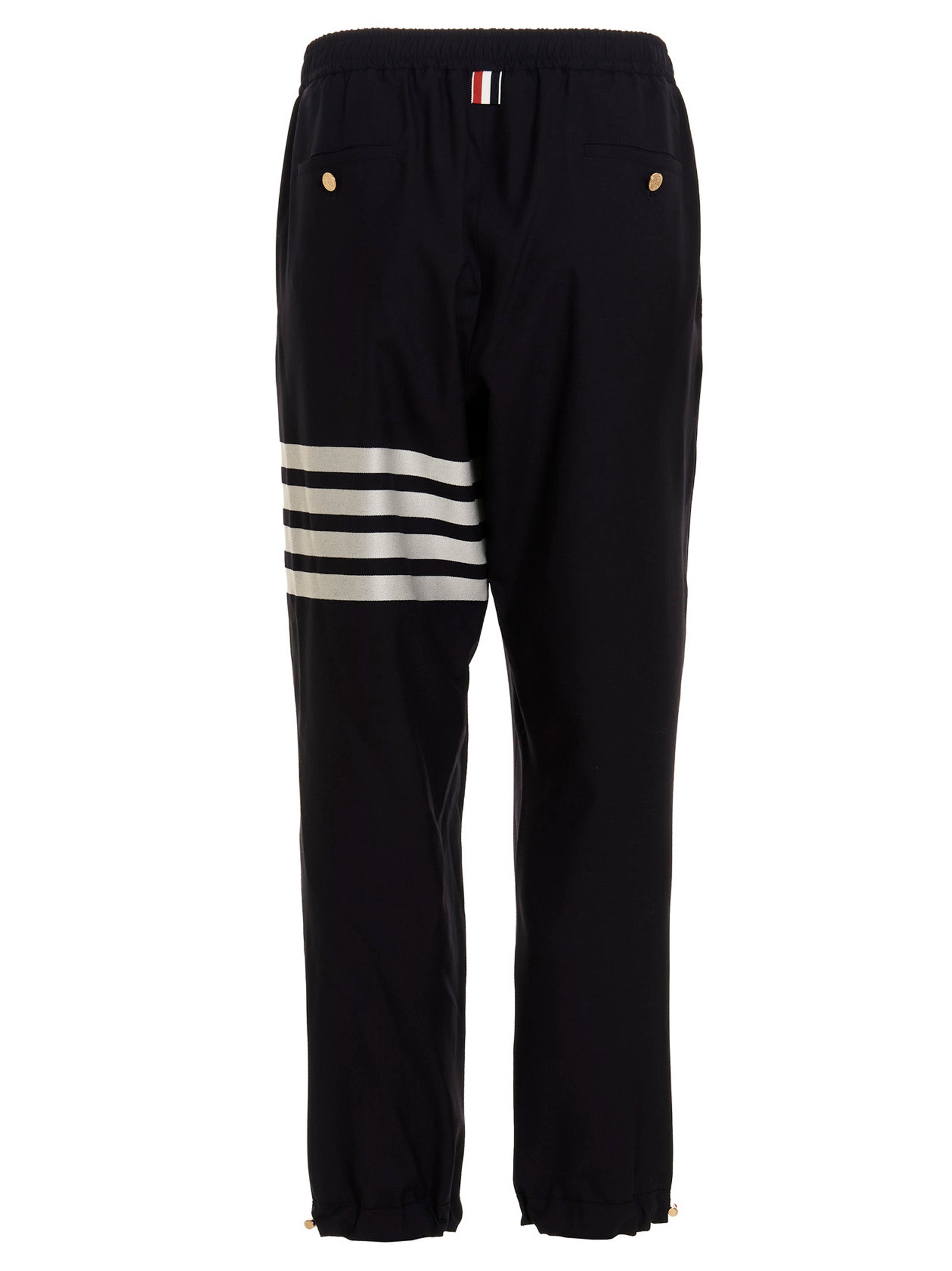 Thom Browne Blaue Woll-Sporthose