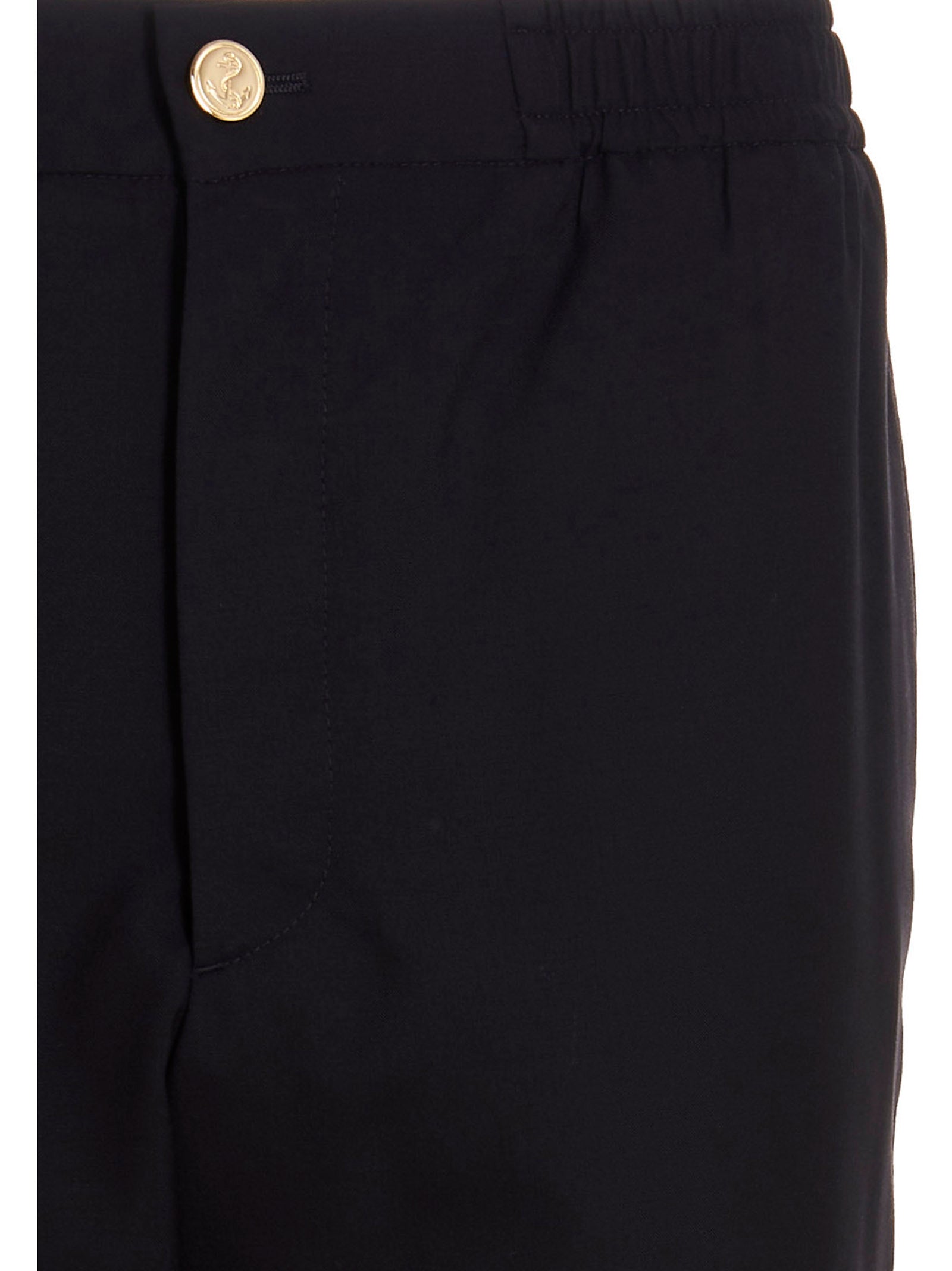 Thom Browne Blaue Woll-Sporthose